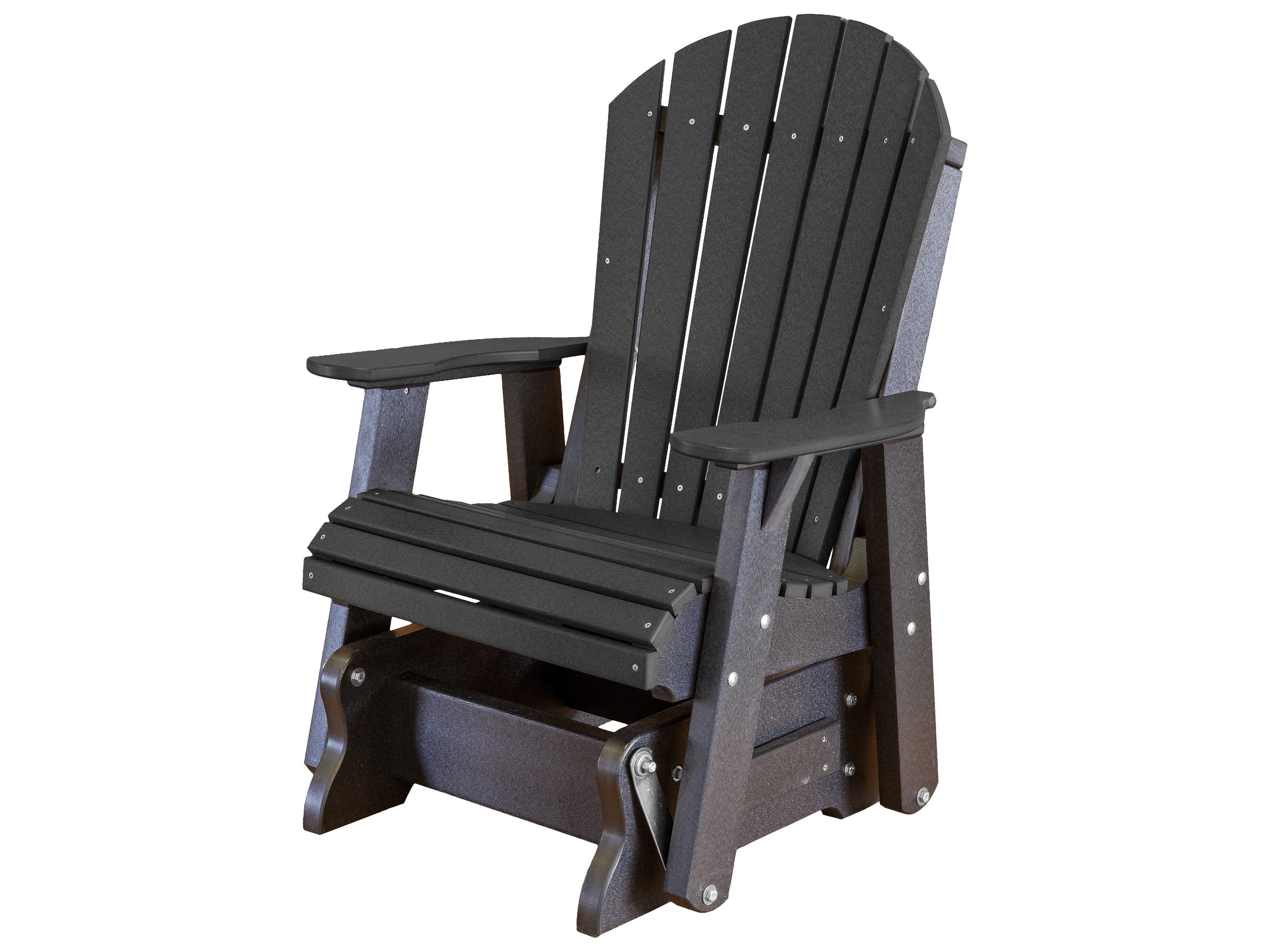 Wildridge Heritage Recycled Plastic Glider Outdoor Lounge Chair
