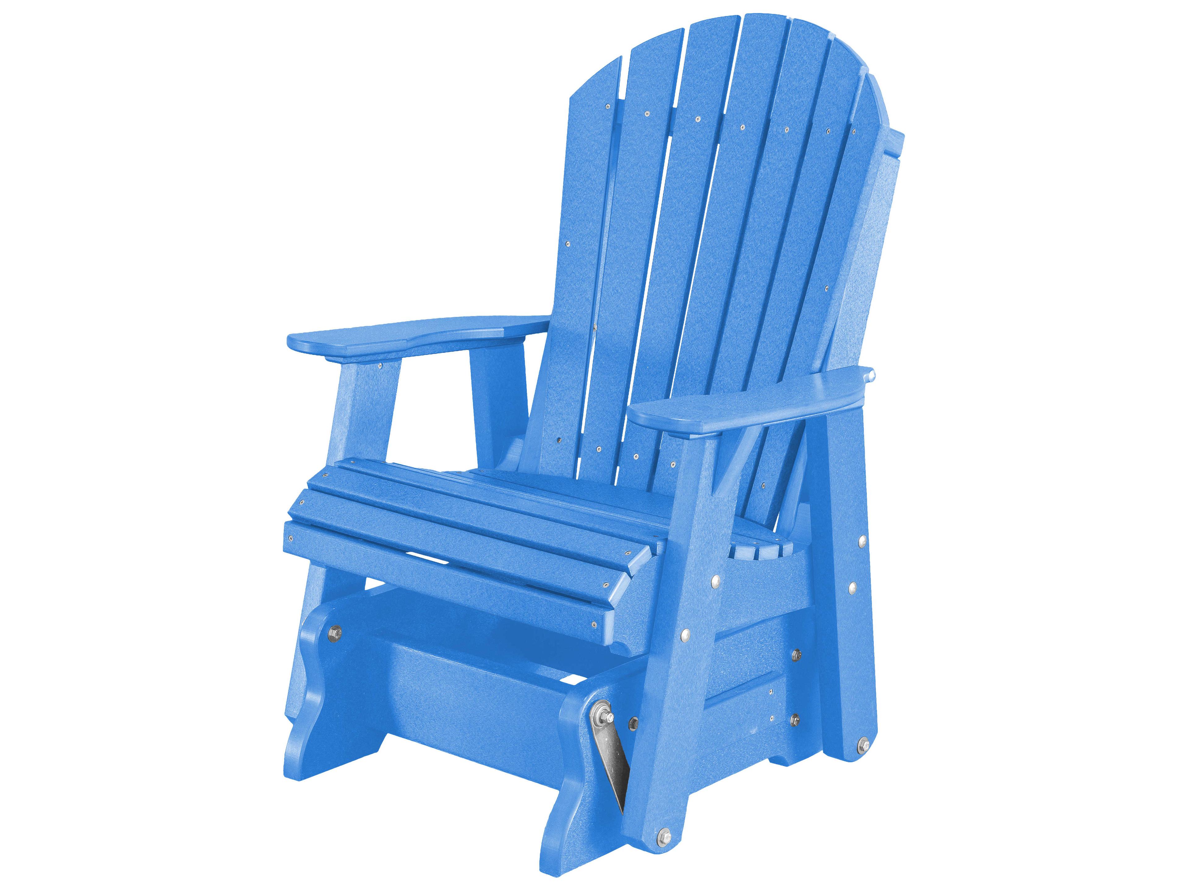 Wildridge Heritage Recycled Plastic Glider Outdoor Lounge Chair