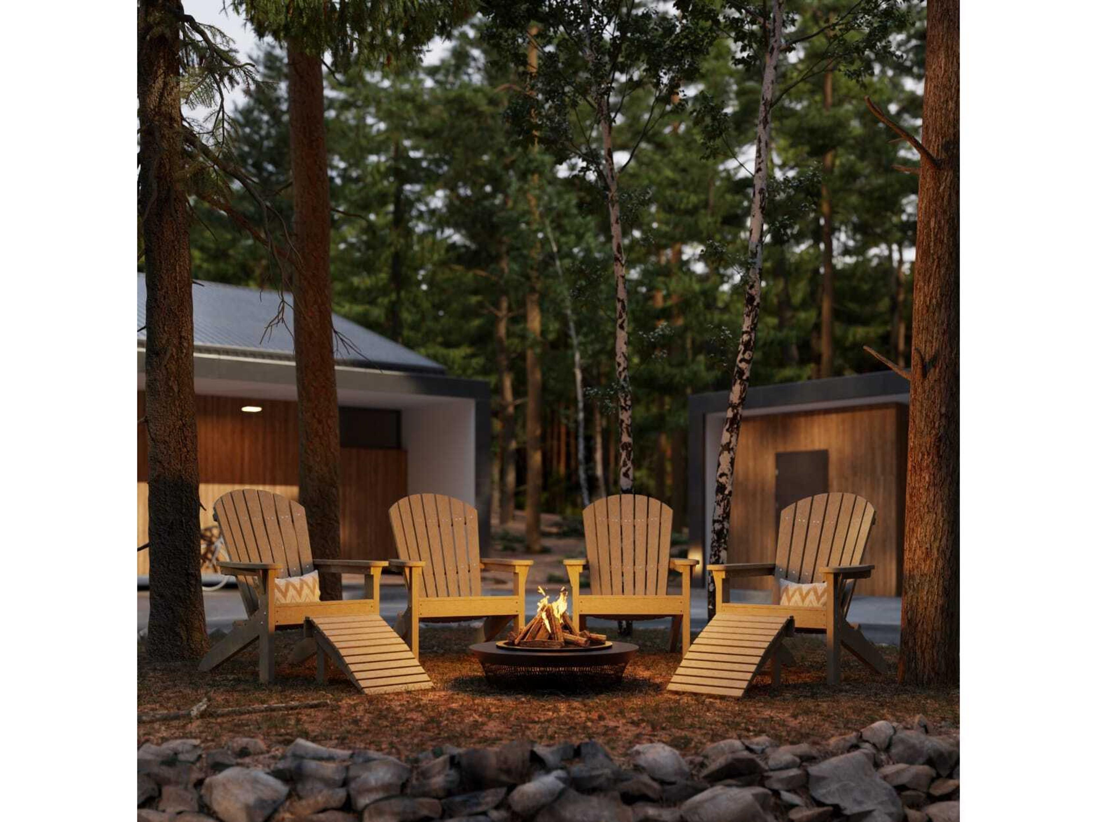 Wildridge Heritage Recycled Plastic Sunset Adirondack Chair