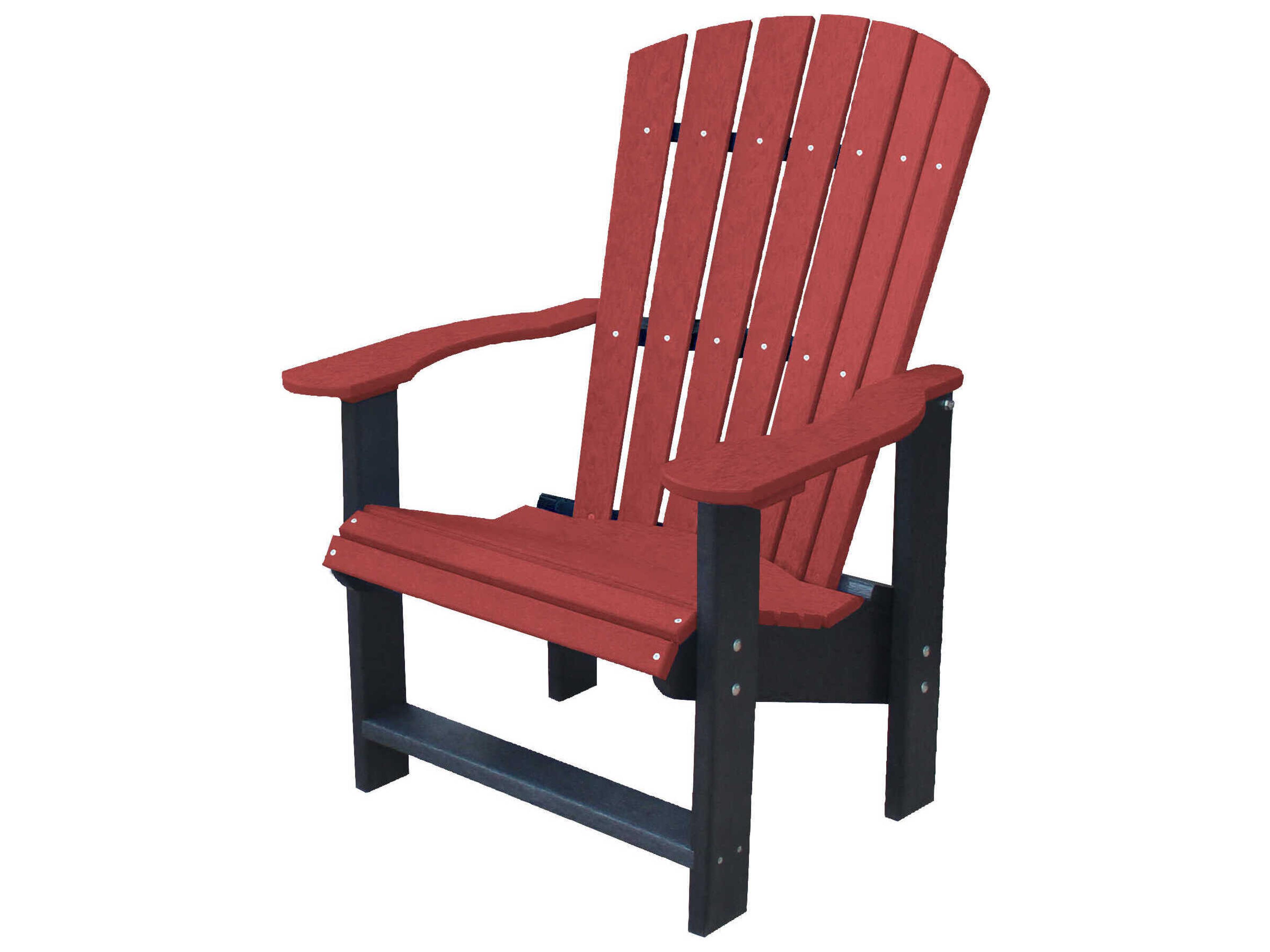 Wildridge Heritage Recycled Plastic Upright Outdoor Patio Adirondack Chair