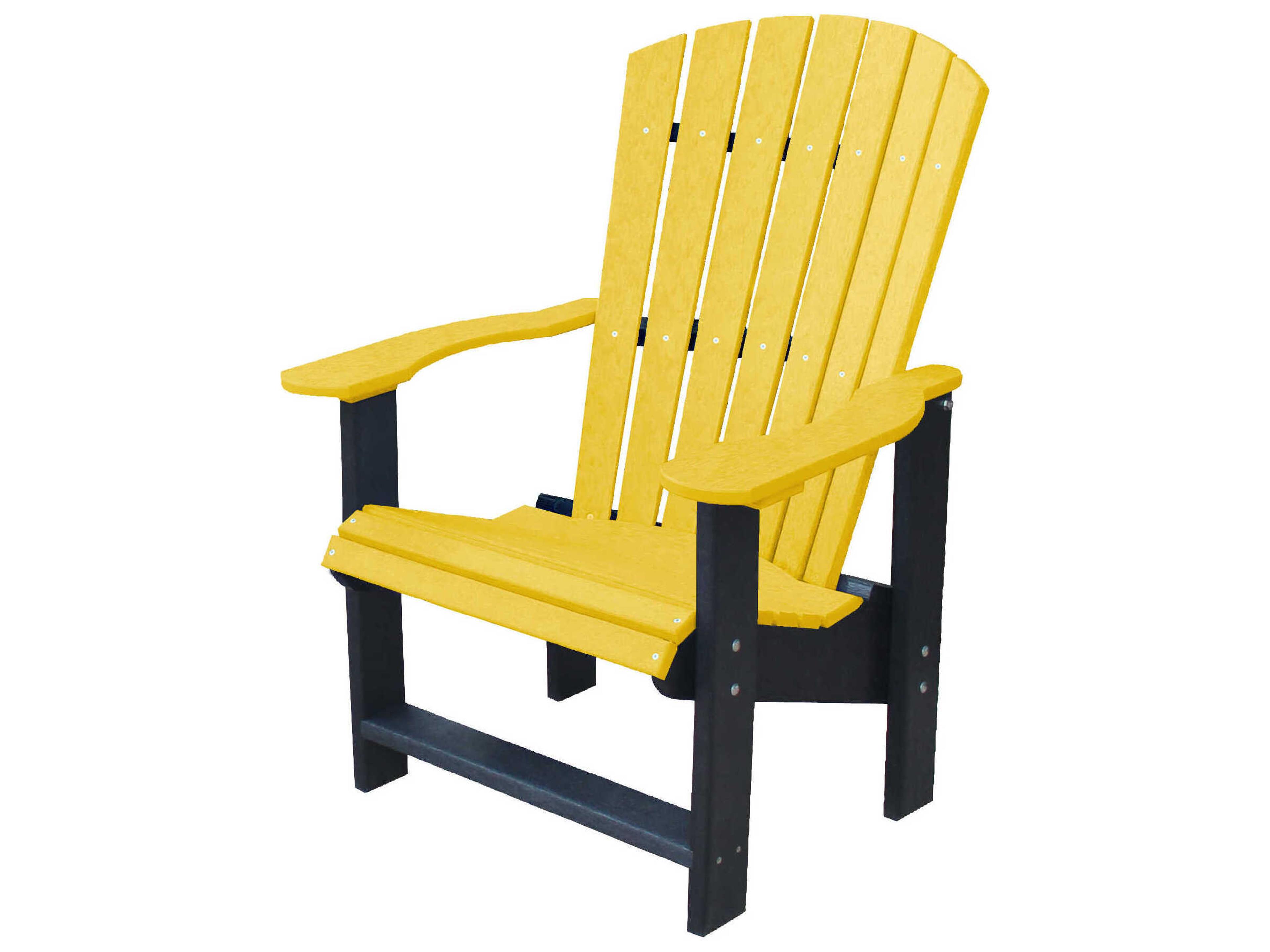 Wildridge Heritage Recycled Plastic Upright Outdoor Patio Adirondack Chair