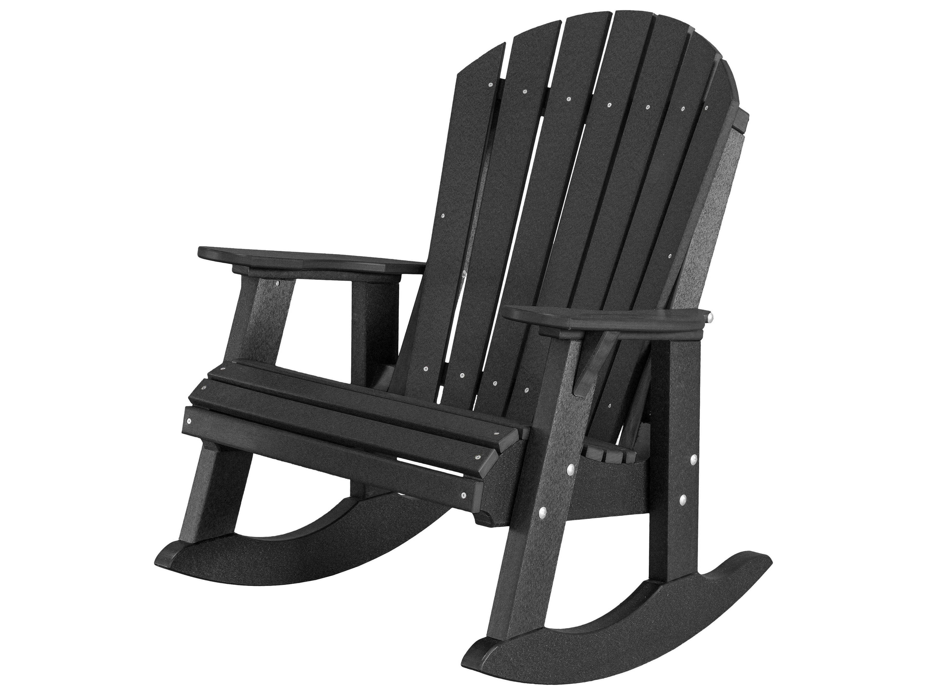 Wildridge Heritage Recycled Plastic High Fan Back Patio Rocker Chair