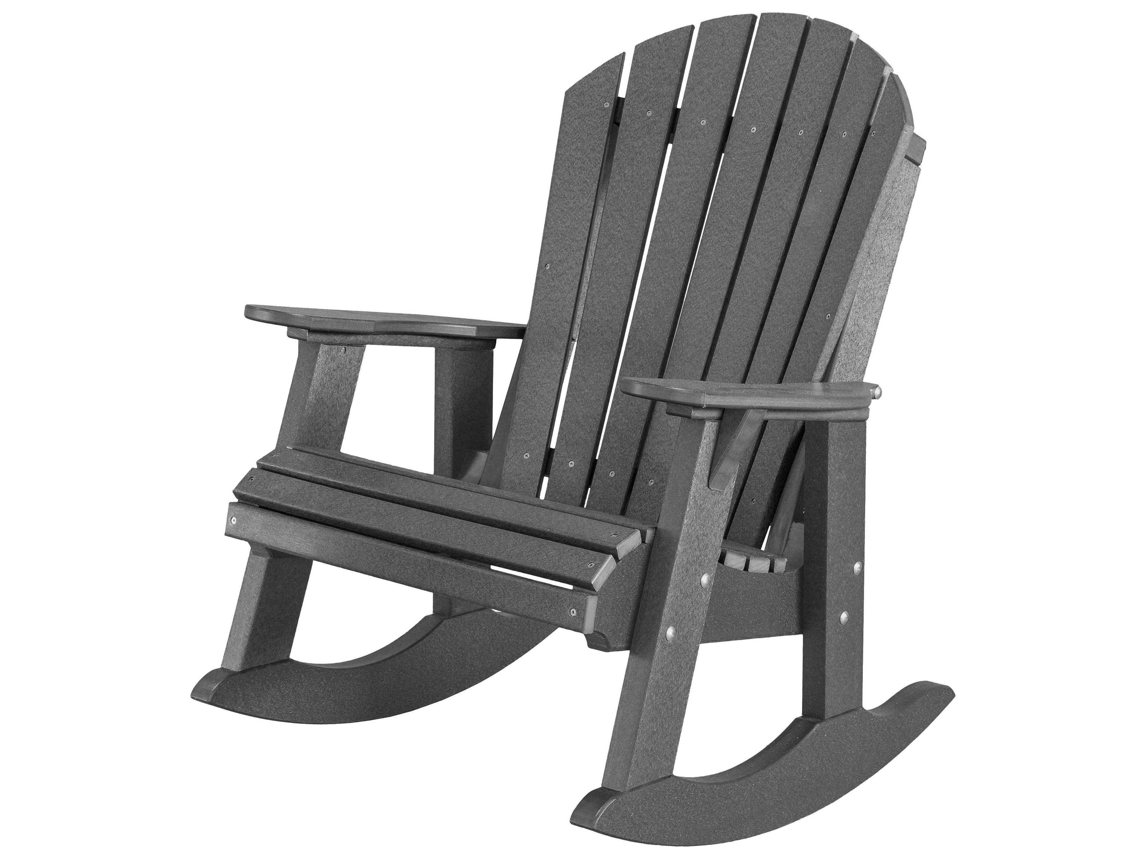 Wildridge Heritage Recycled Plastic High Fan Back Patio Rocker Chair