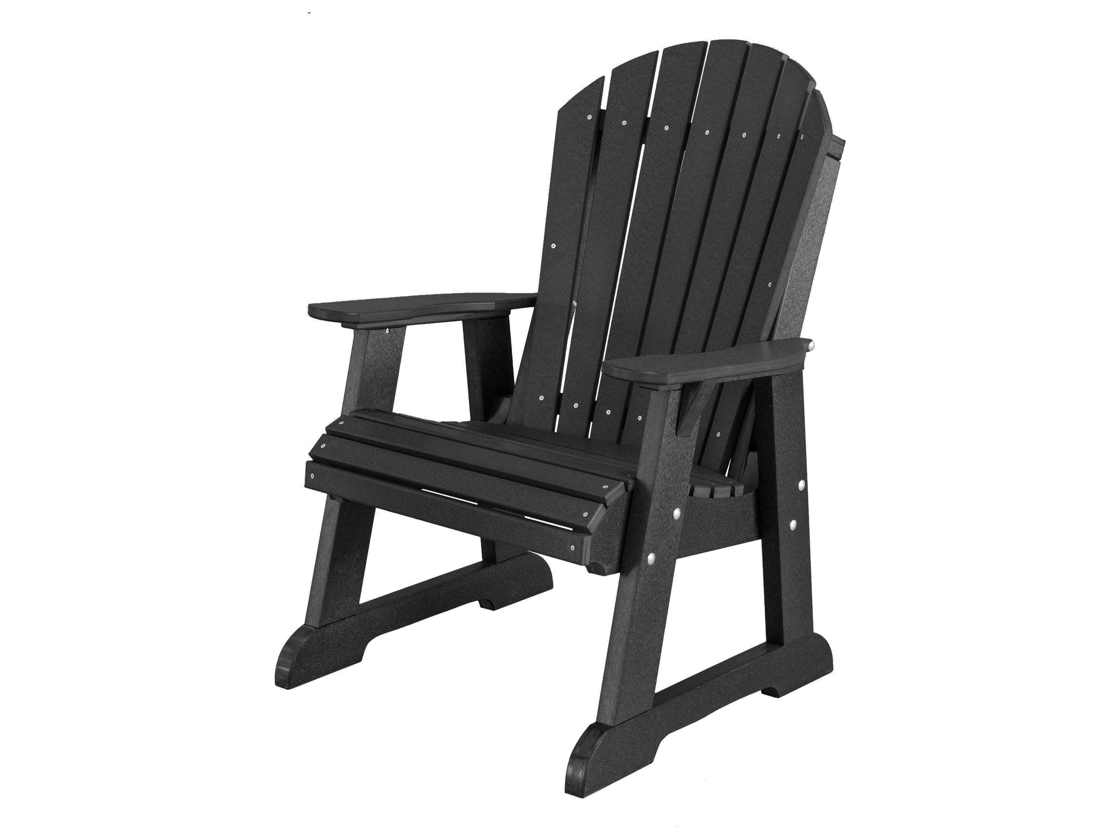 Wildridge Heritage Recycled Plastic High Back Fan Outdoor Lounge Chair