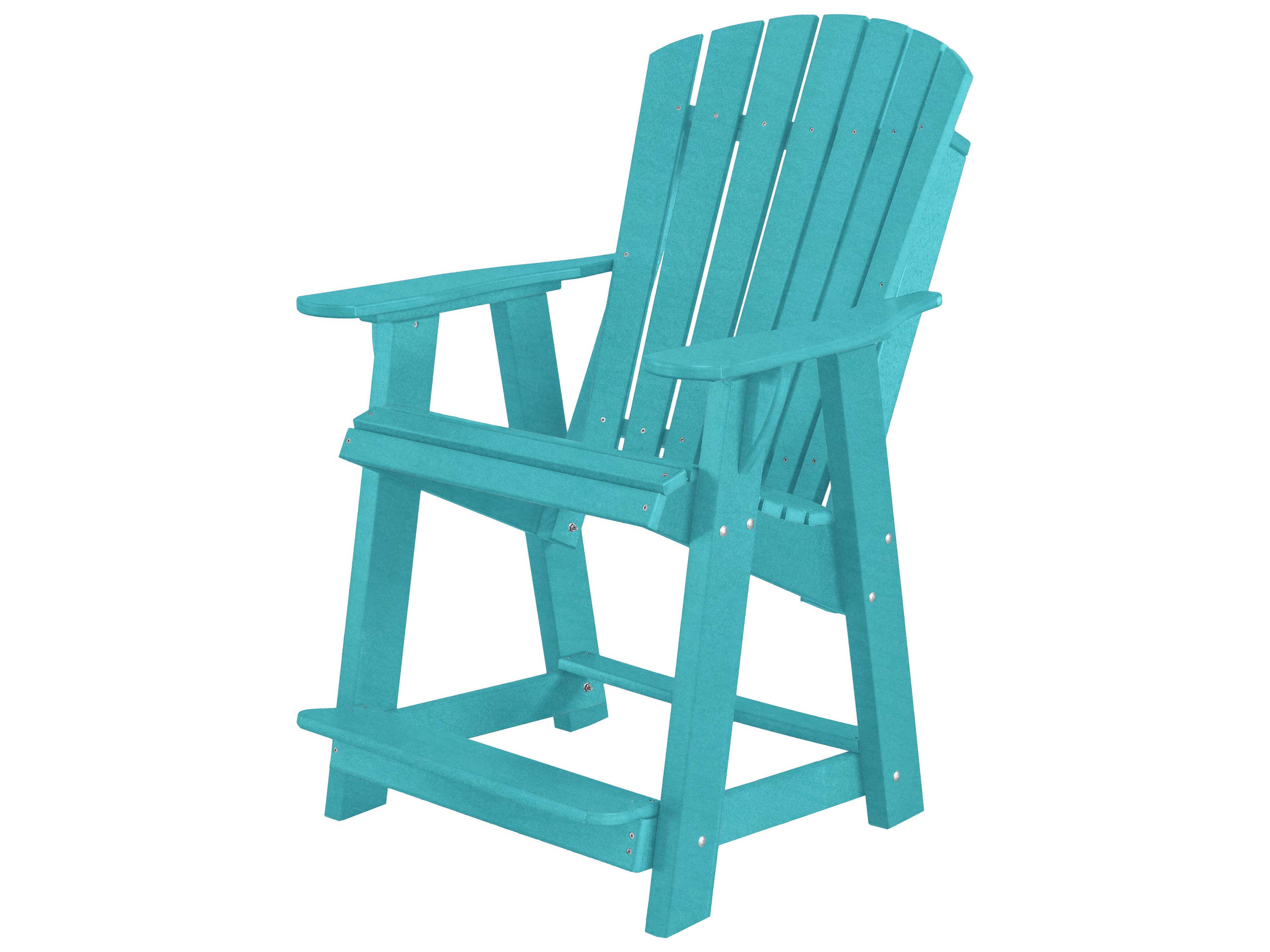 Wildridge Heritage Recycled Plastic High Counter Adirondack Chair