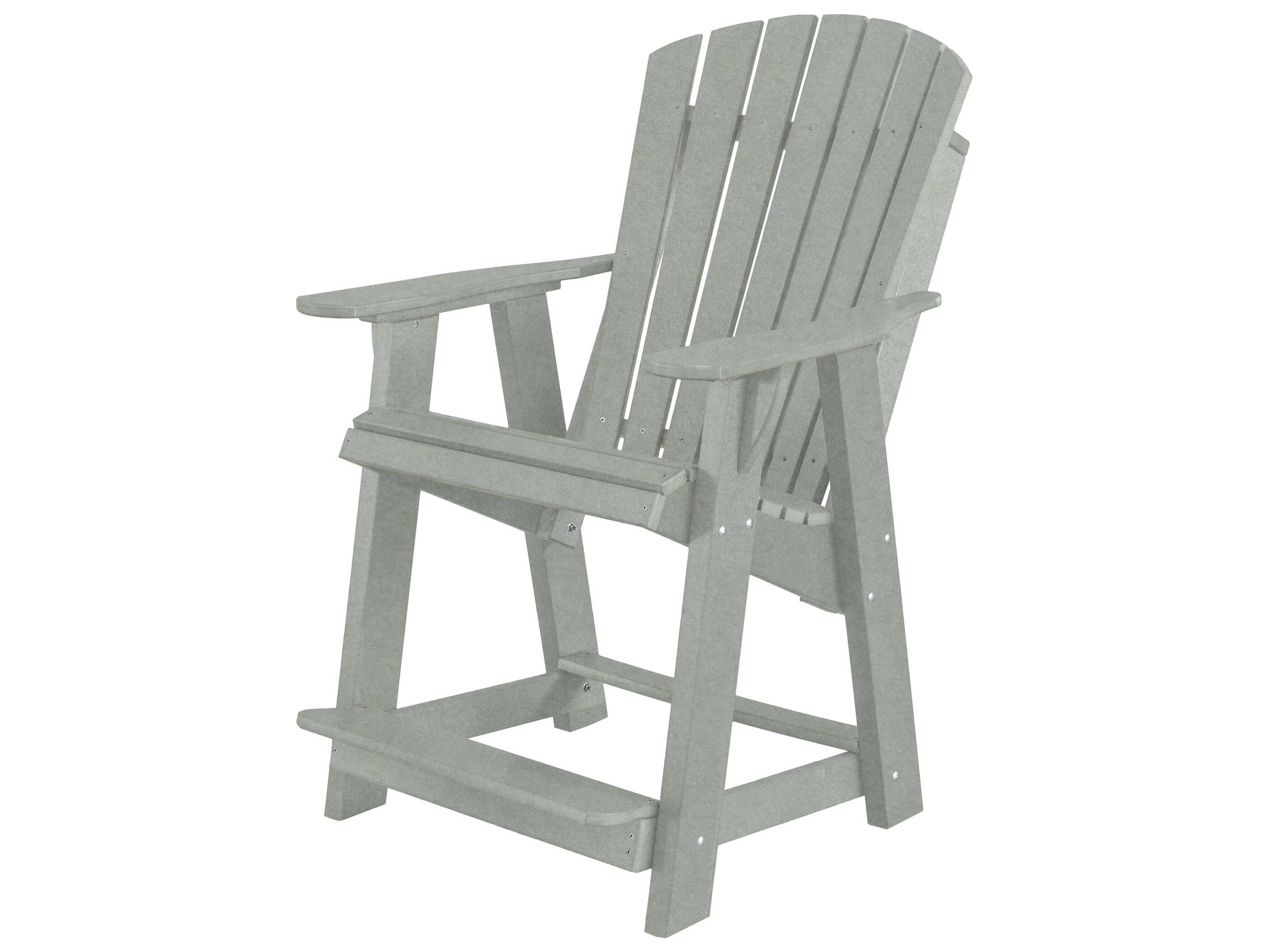 Wildridge Heritage Recycled Plastic High Counter Adirondack Chair