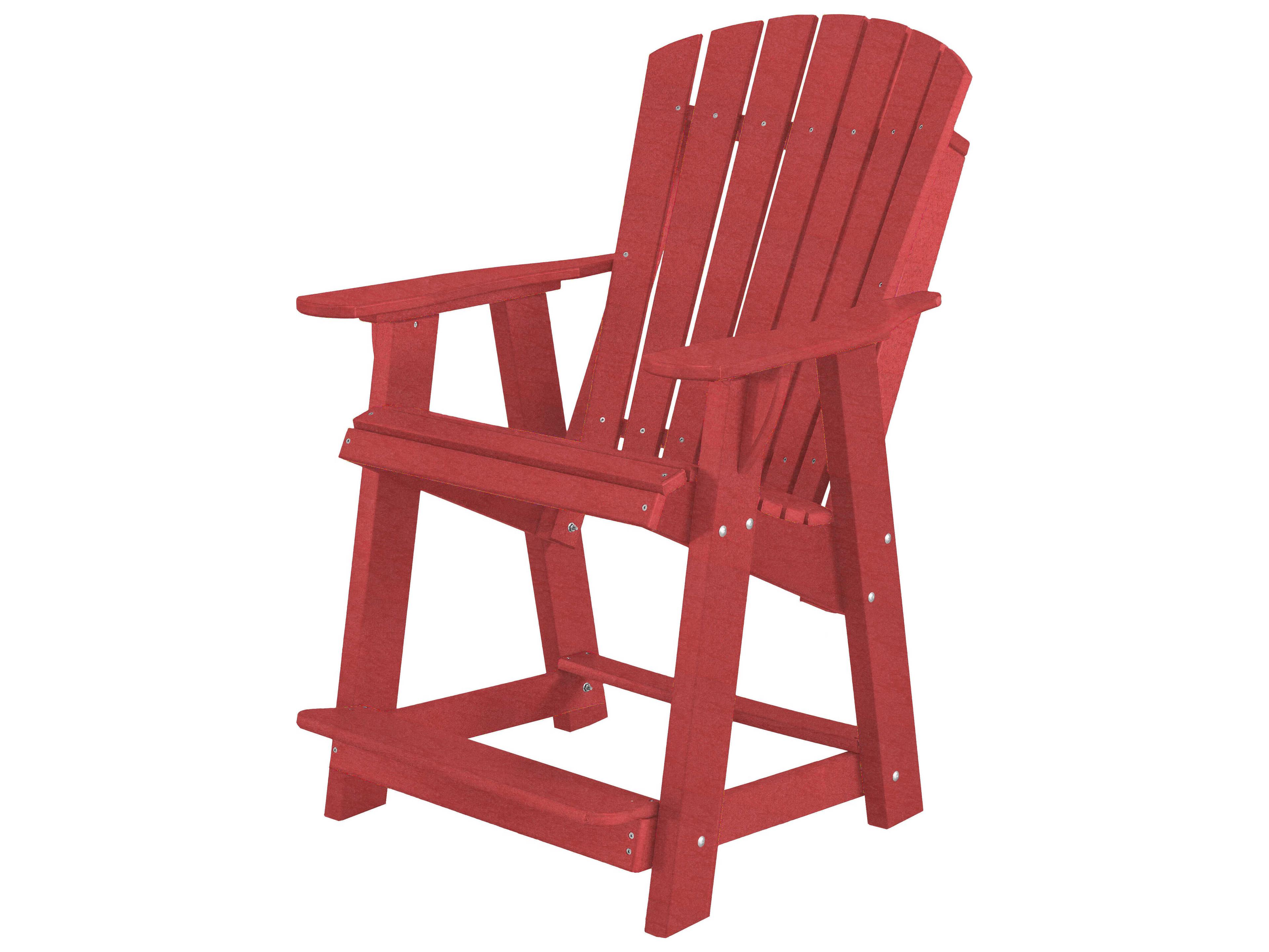 Wildridge Heritage Recycled Plastic High Counter Adirondack Chair