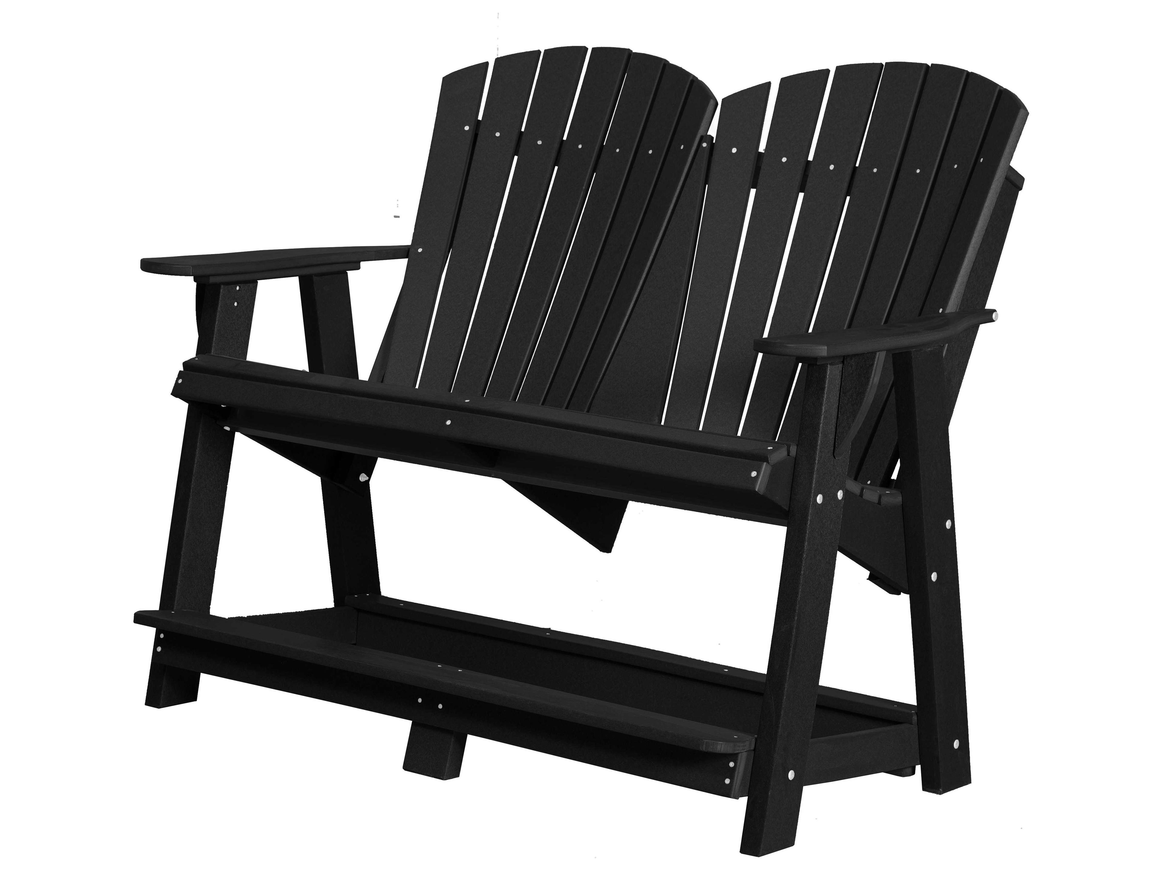 Wildridge Heritage Recycled Plastic High Adirondack Patio Loveseat