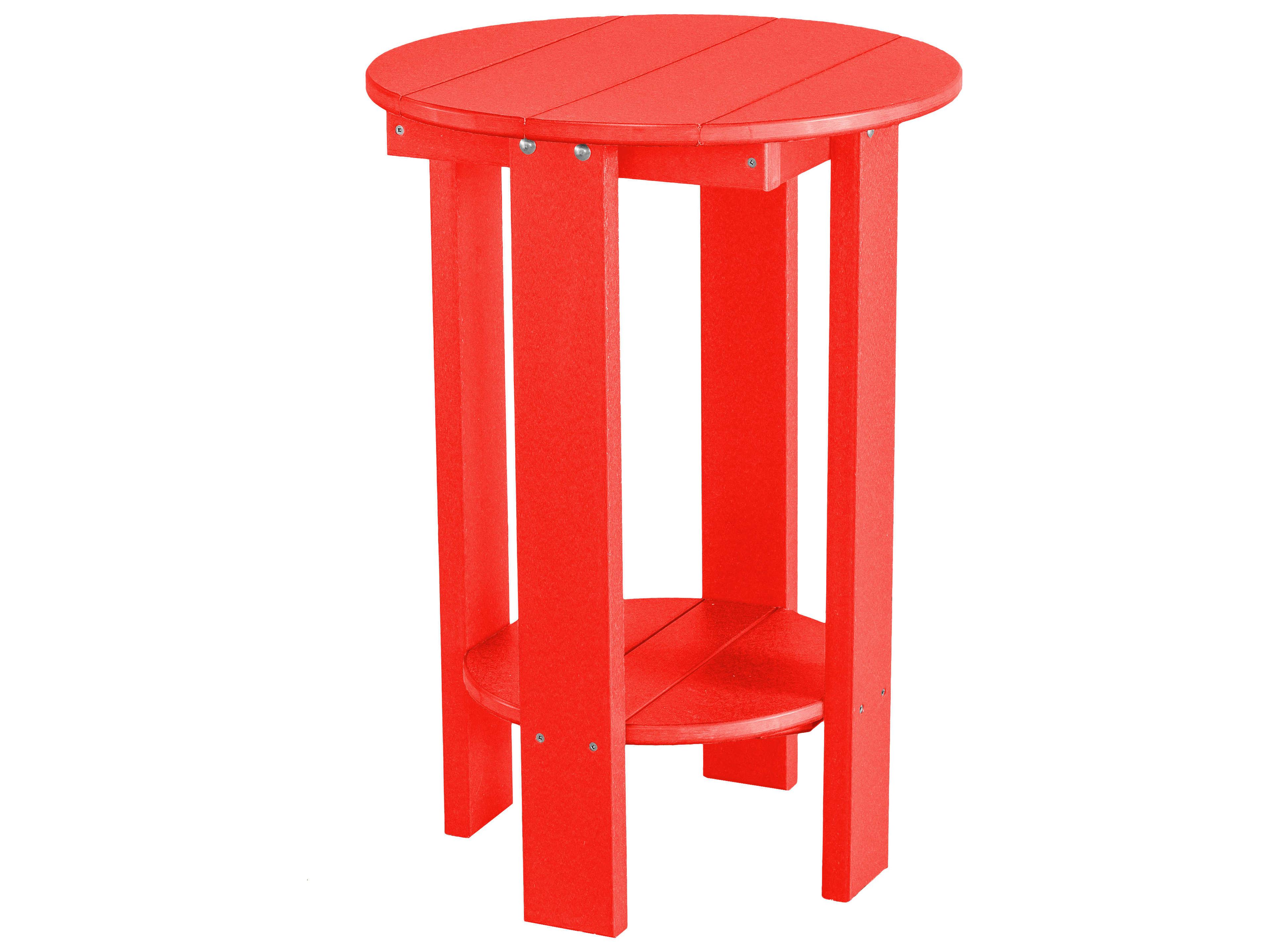 Wildridge Heritage Recycled Plastic Round Patio Counter Table