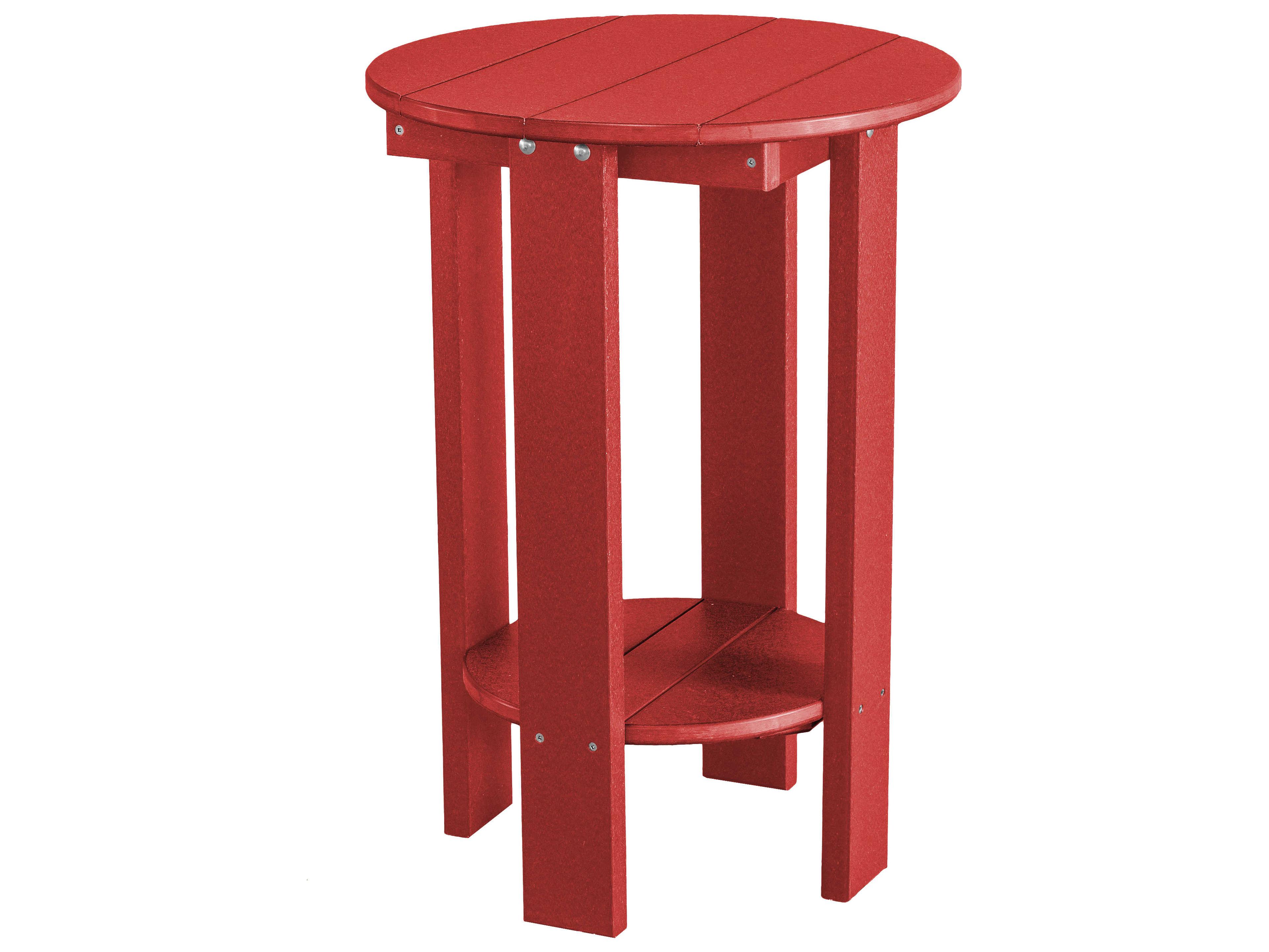 Wildridge Heritage Recycled Plastic Round Patio Counter Table