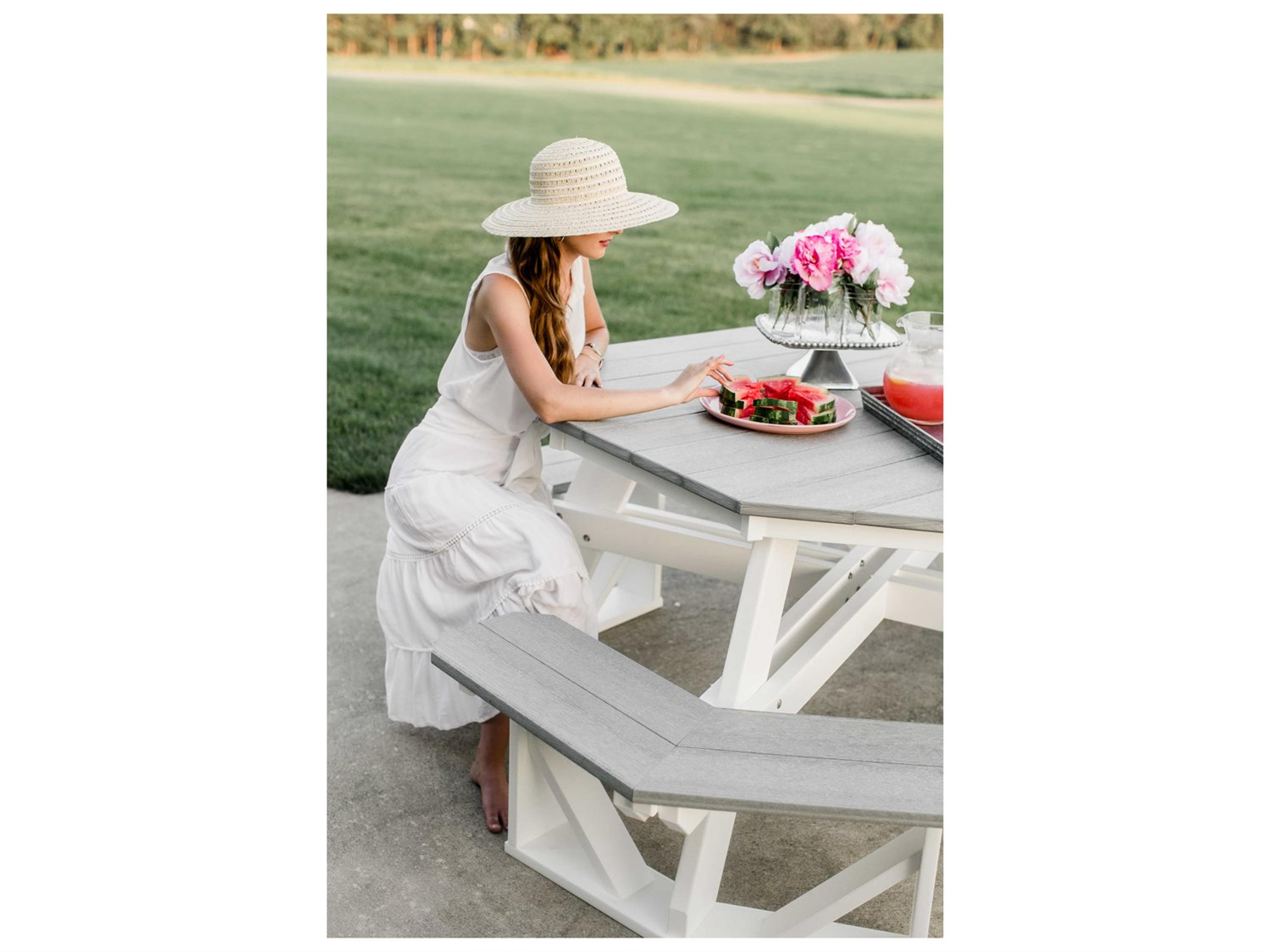 Wildridge Heritage Recycled Plastic Octagon Patio Picnic Table