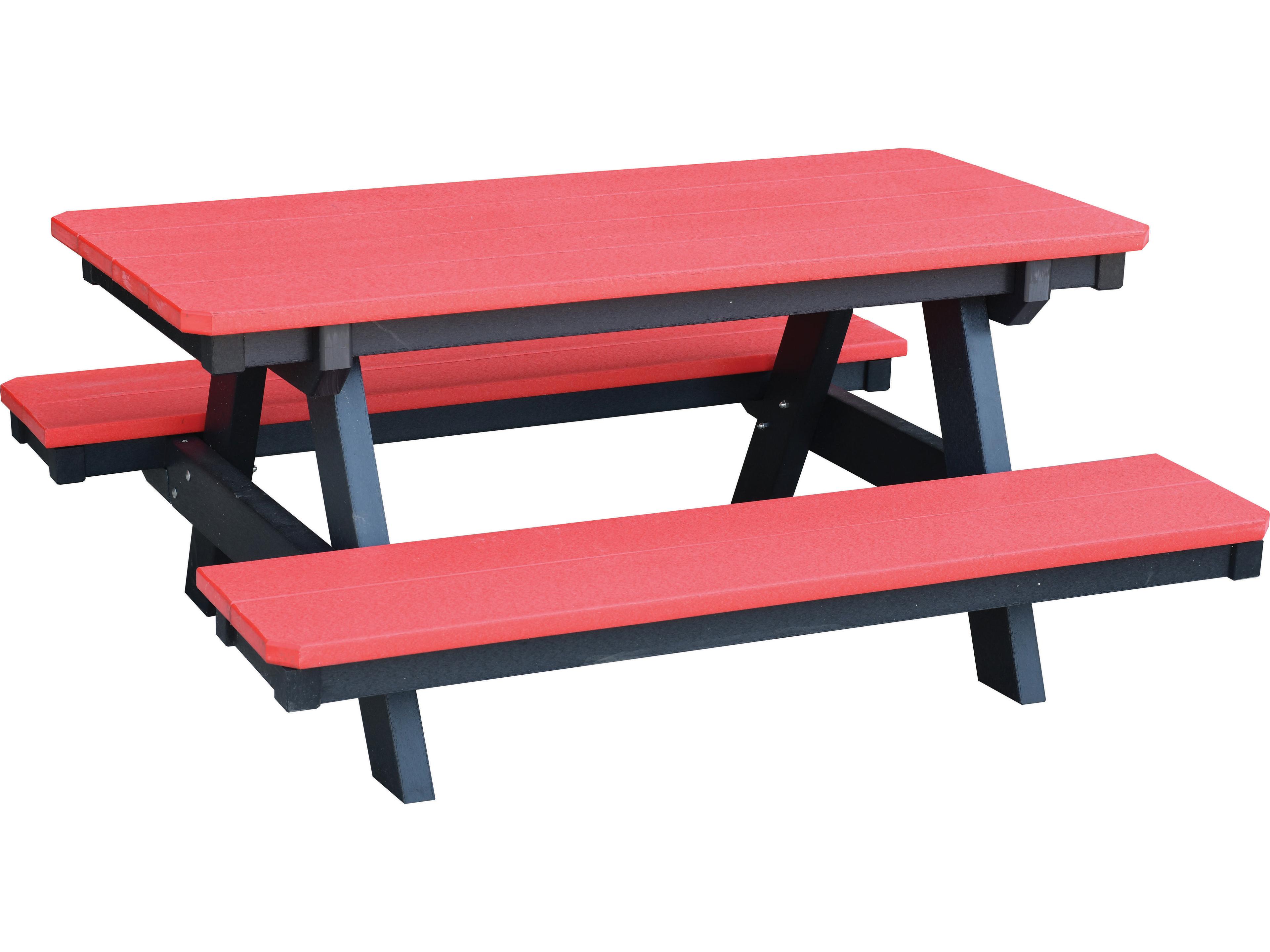 Heritage Recycled Plastic Child Rectangular Patio Picnic Table