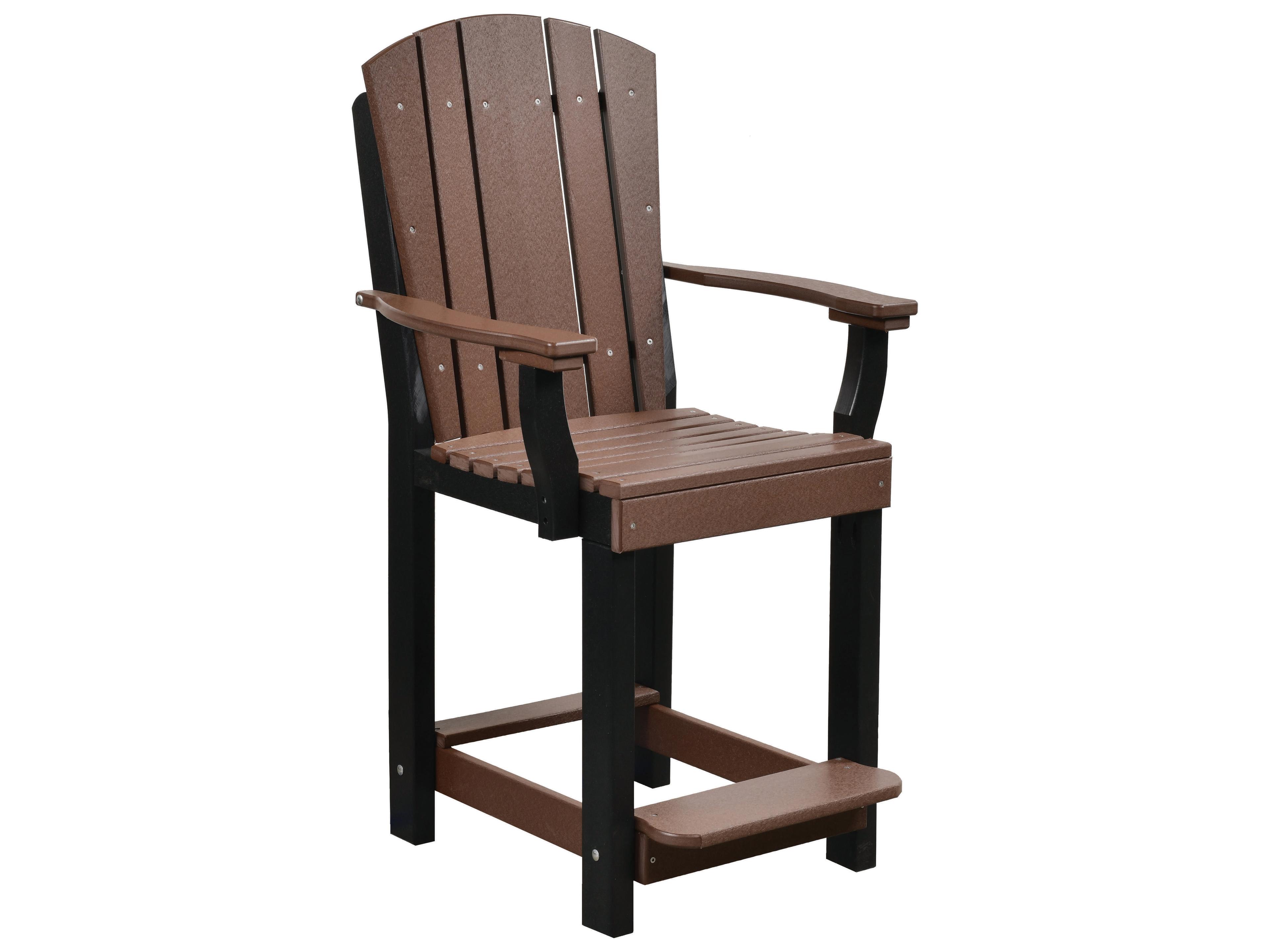 Wildridge Heritage Recycled Plastic Outdoor Patio Counter Chair