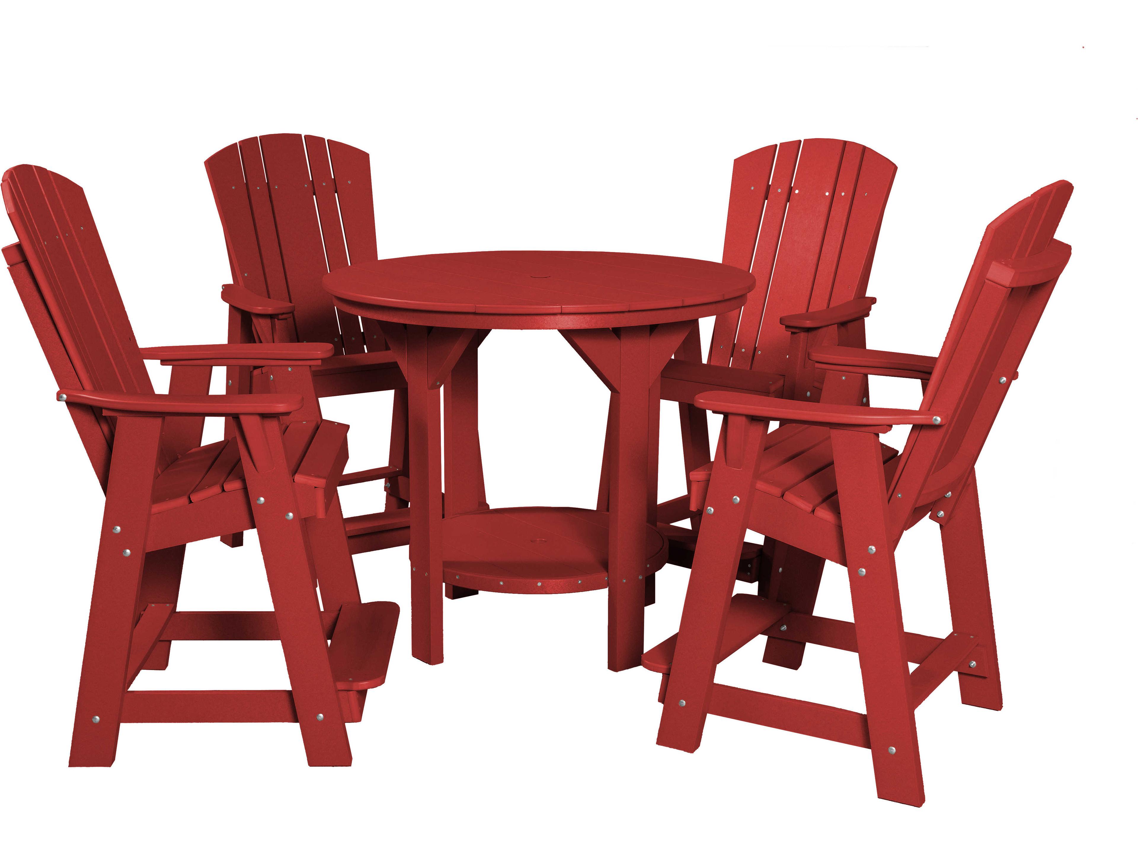 Heritage Recycled Plastic 5 Piece Counter Set