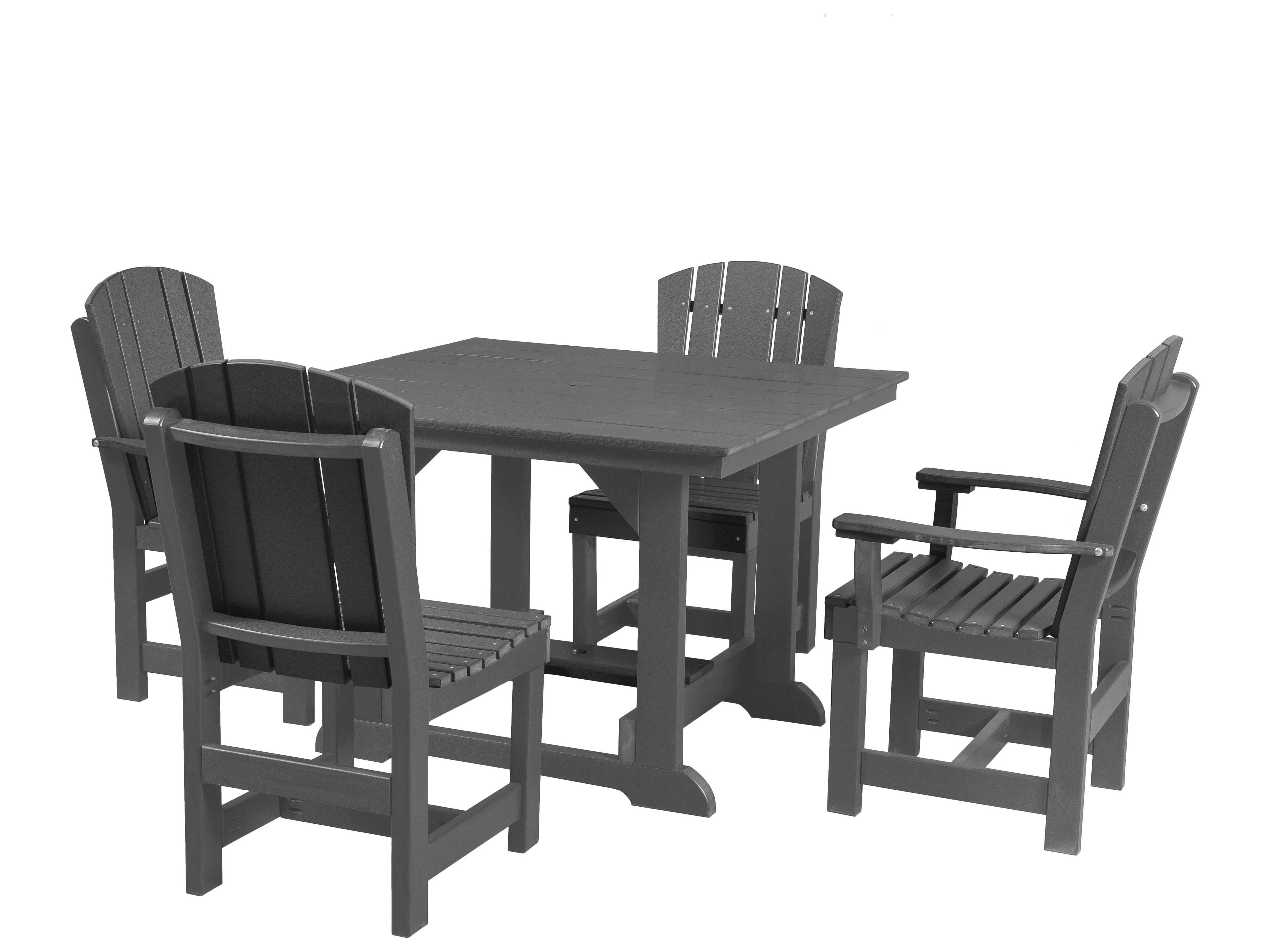 Wildridge Heritage Recycled Plastic 5 Piece Outdoor Patio Dining Set