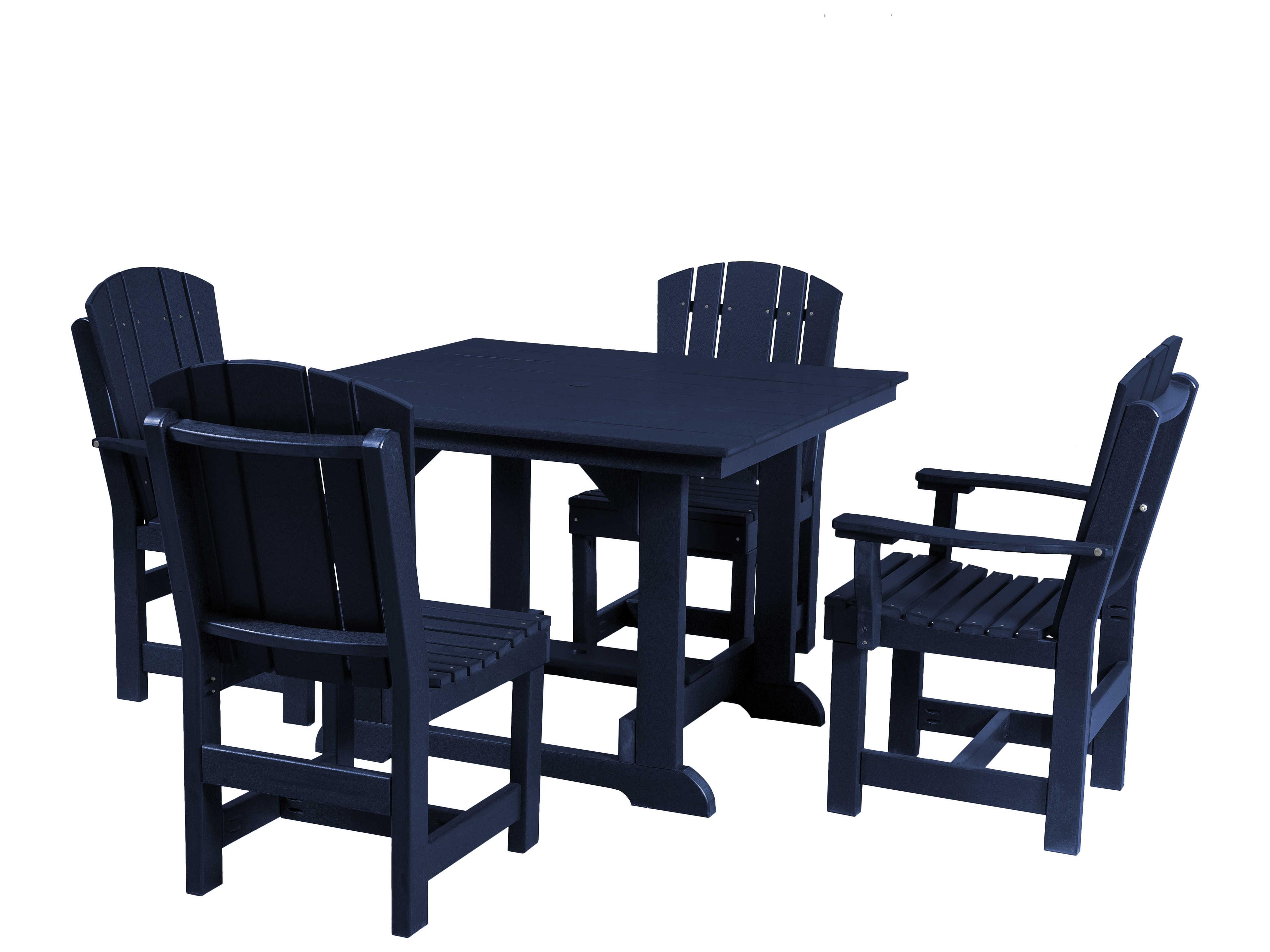 Wildridge Heritage Recycled Plastic 5 Piece Outdoor Patio Dining Set