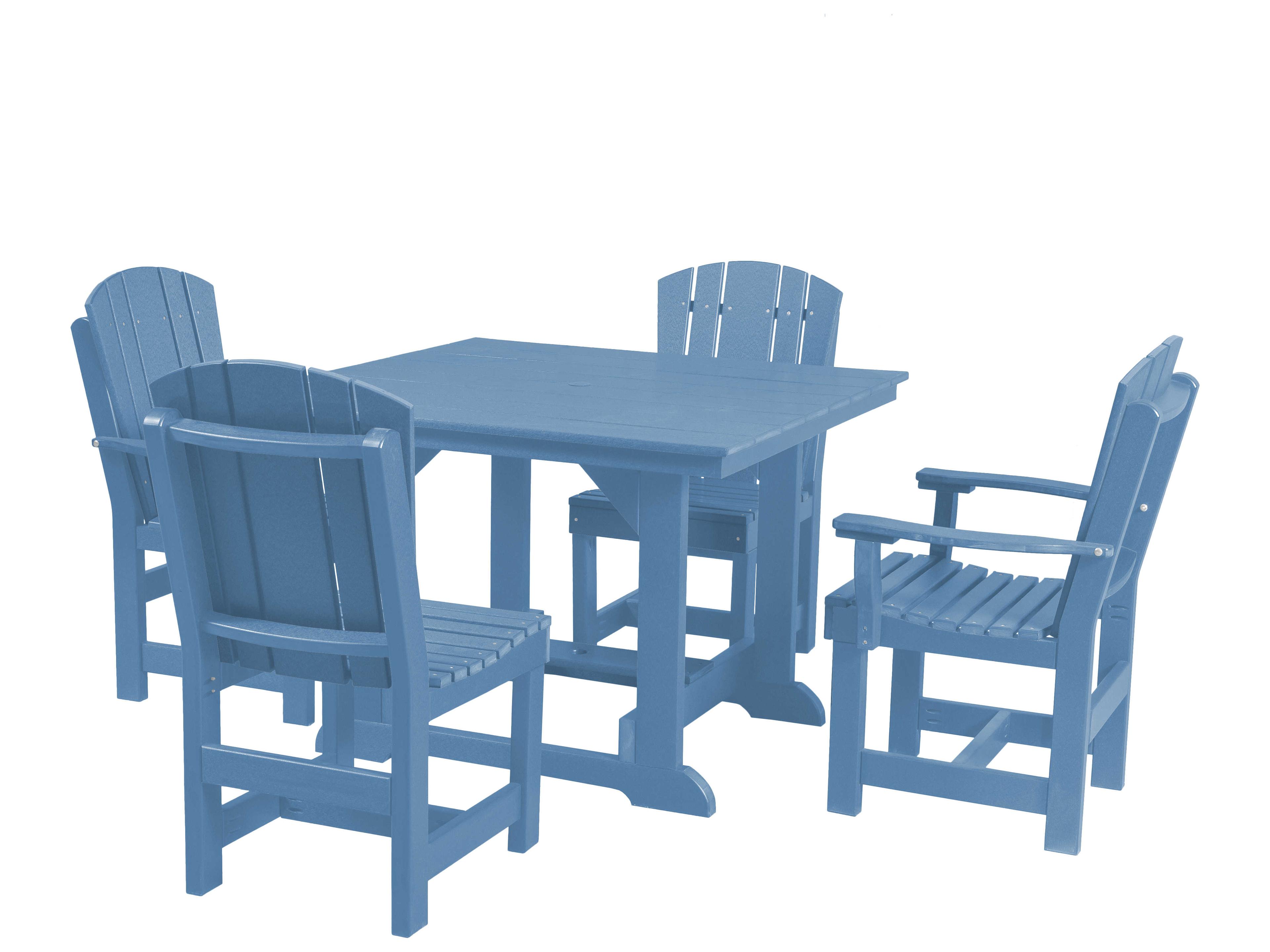 Wildridge Heritage Recycled Plastic 5 Piece Outdoor Patio Dining Set