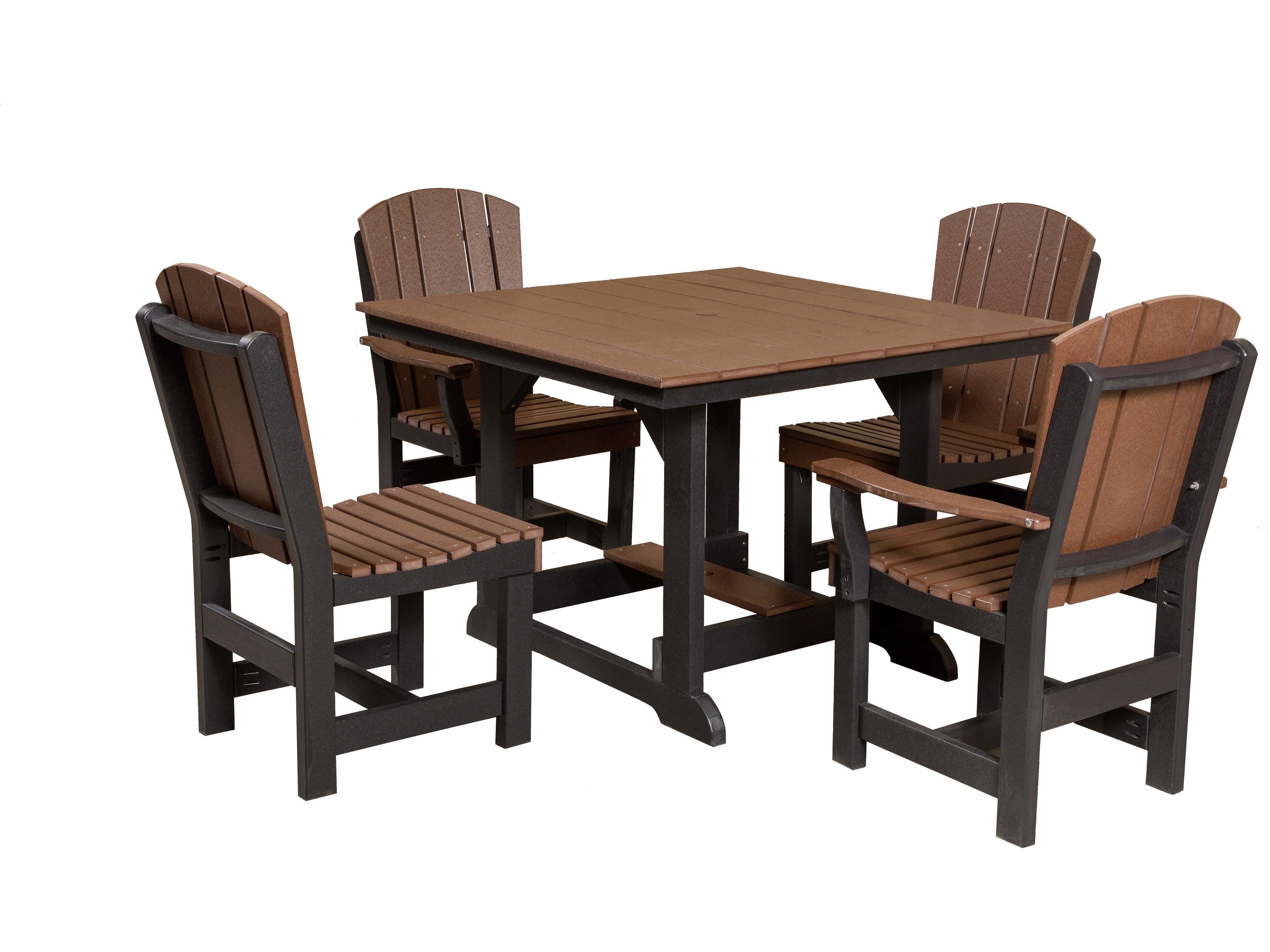Wildridge Heritage Recycled Plastic 5 Piece Outdoor Patio Dining Set