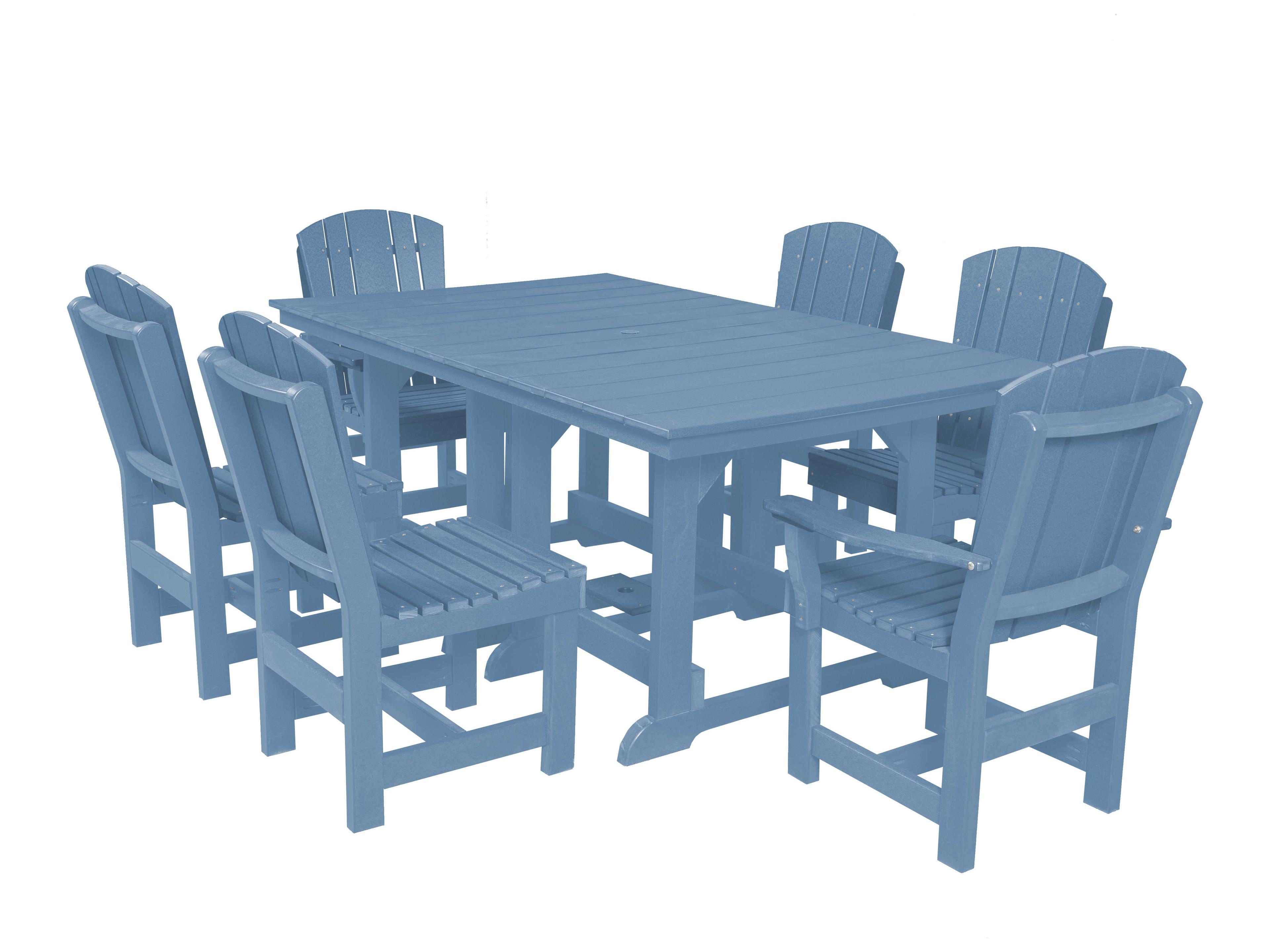 Wildridge Heritage Recycled Plastic 7 Piece Patio Dining Set