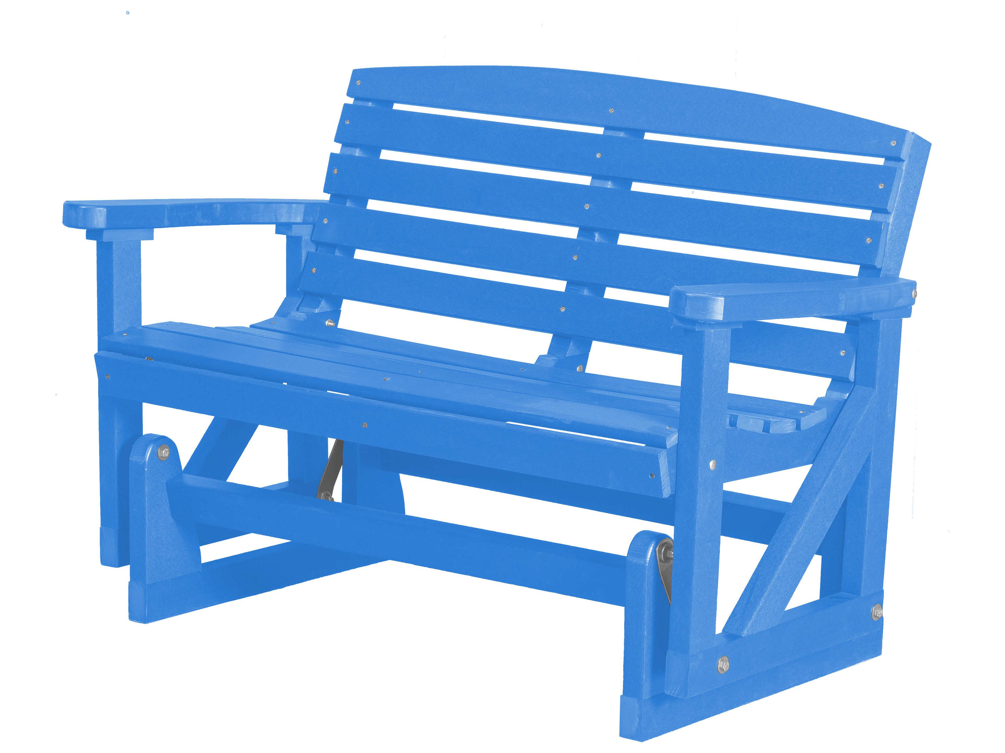 Wildridge Classic Recycled Plastic Glider Outdoor Loveseat