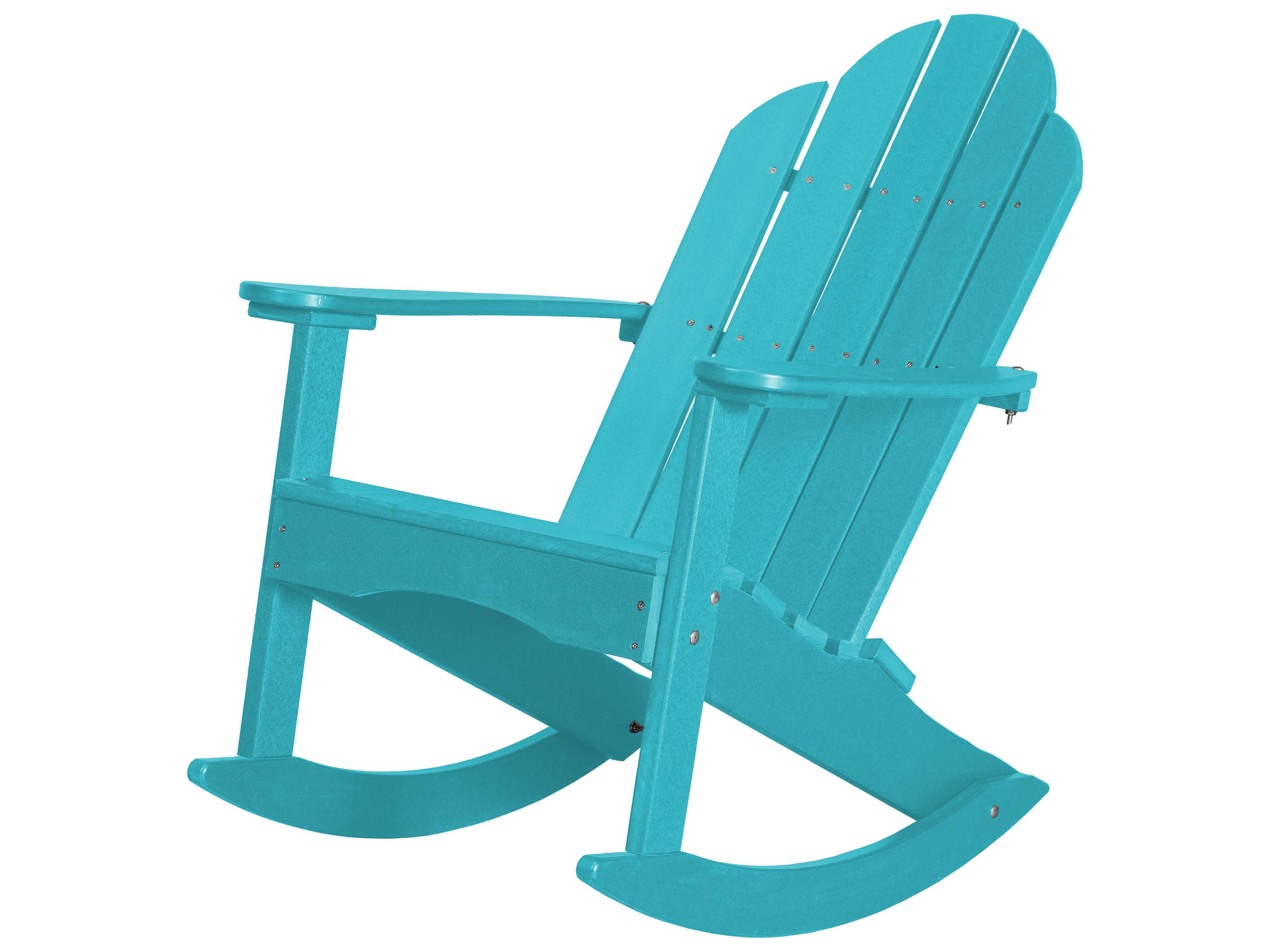Classic Recycled Plastic Adirondack Rocker Chair