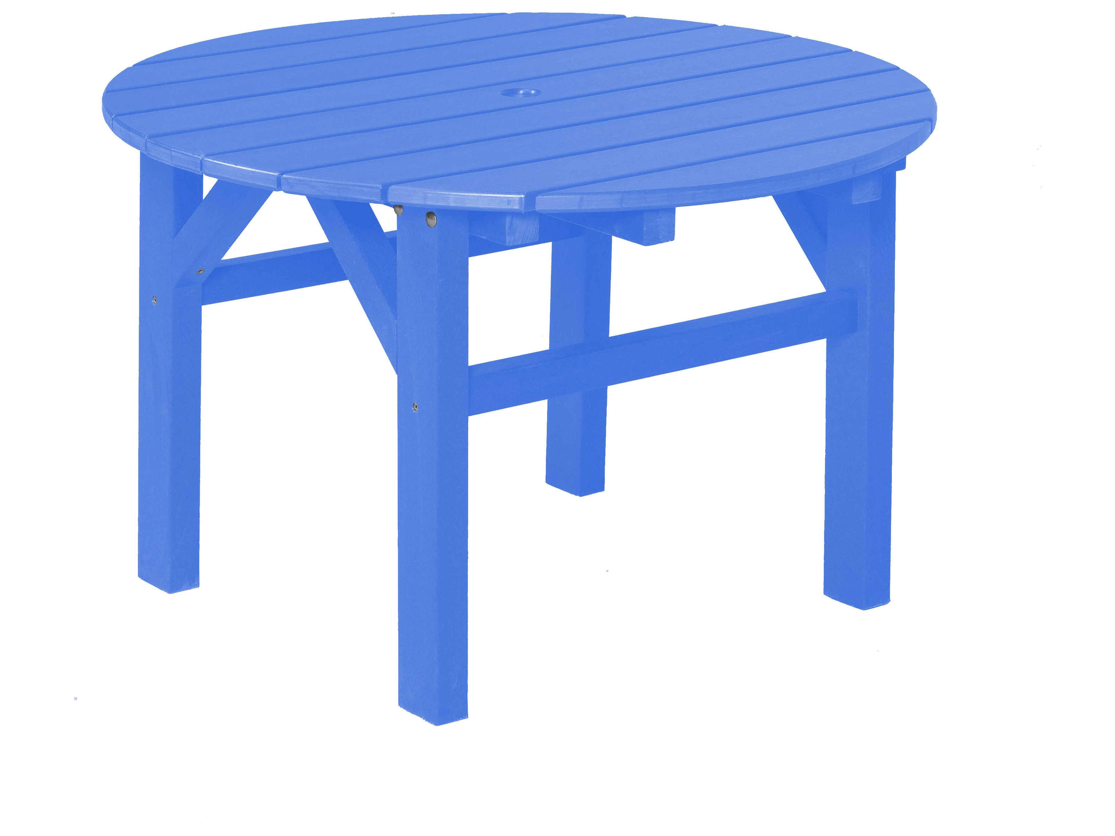 Wildridge Classic Recycled Plastic Round Outdoor Chat Table