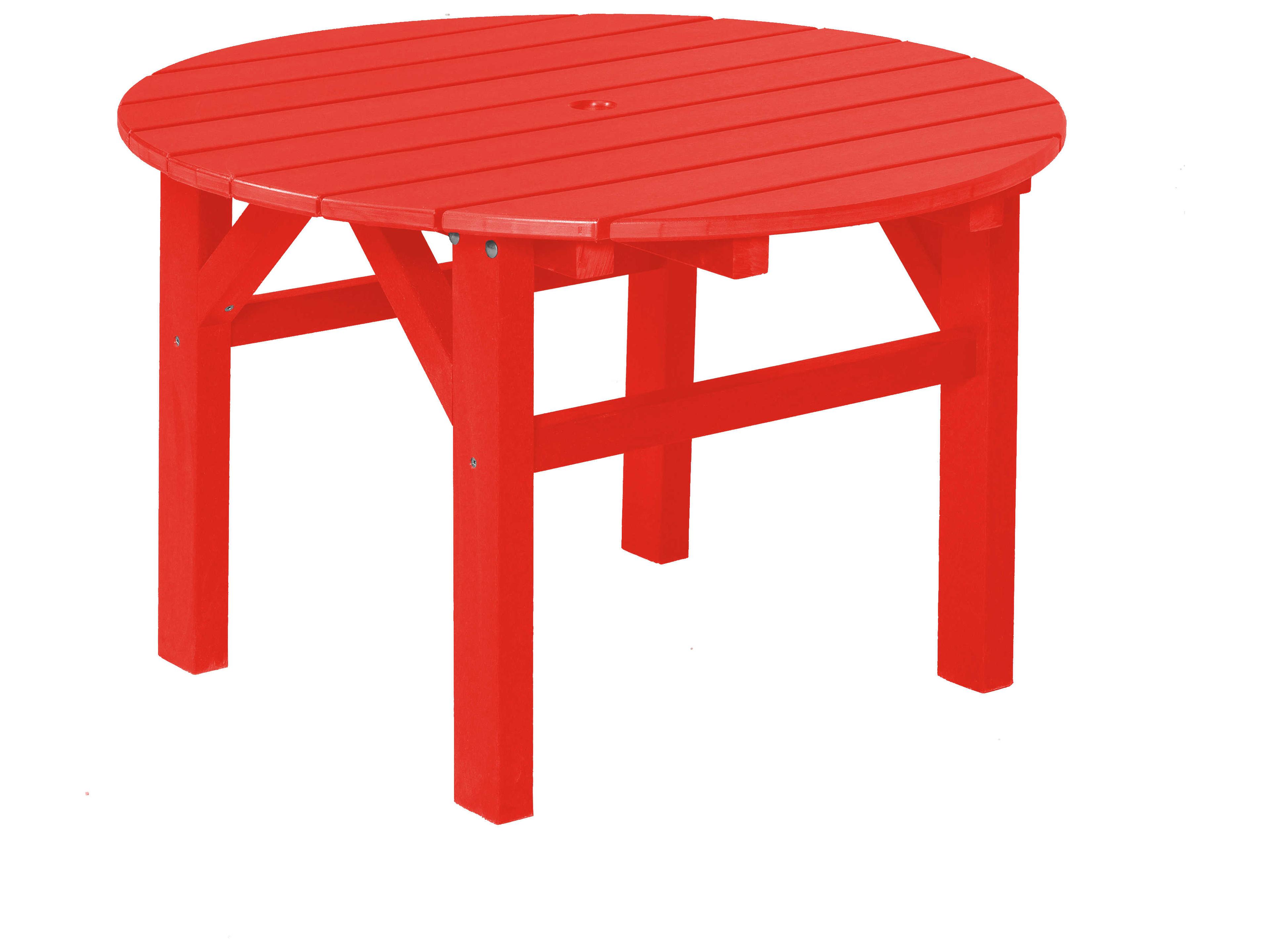 Wildridge Classic Recycled Plastic Round Outdoor Chat Table