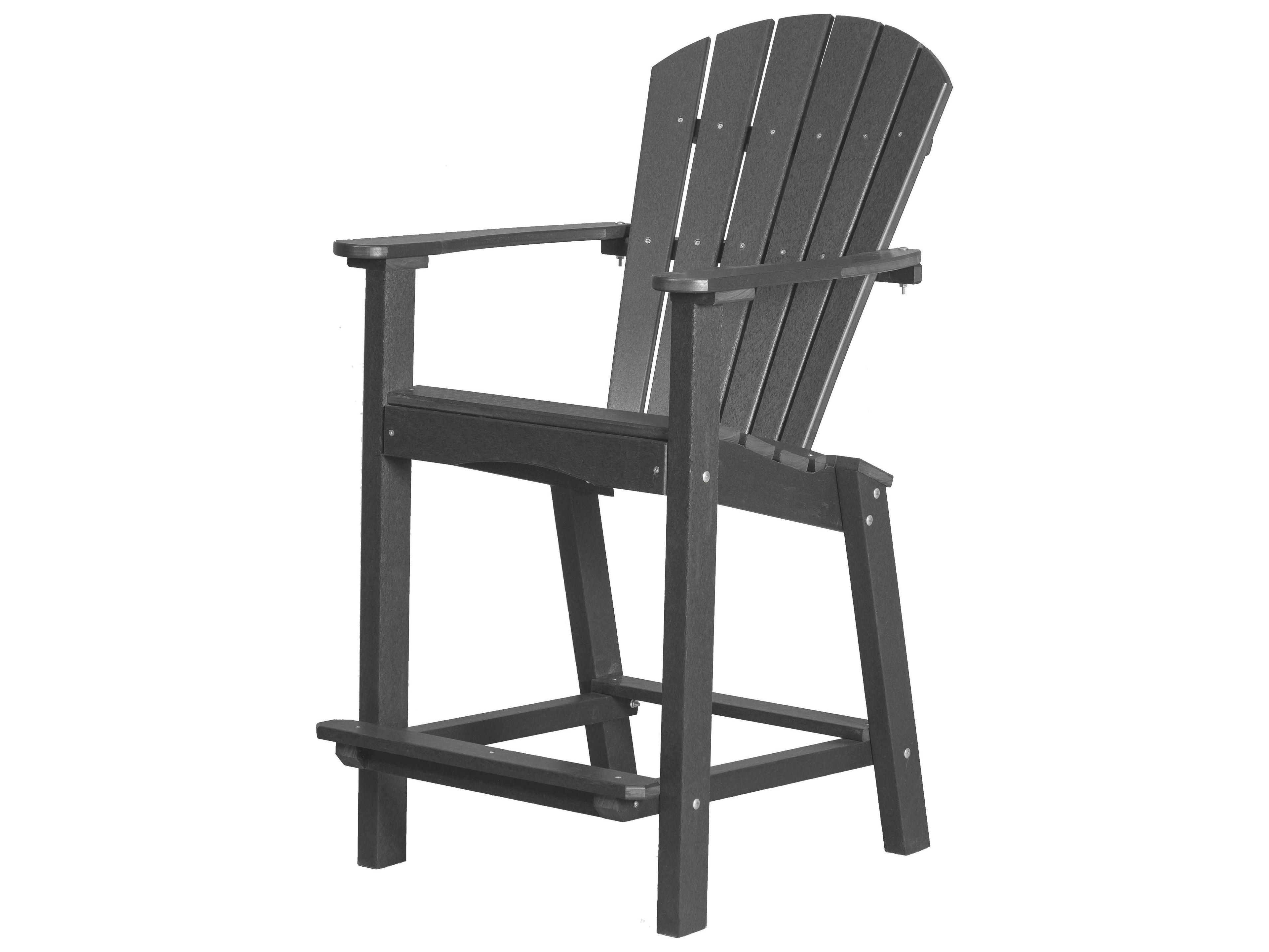 Wildridge Classic Recycled Plastic Outdoor Bar Arm Chair