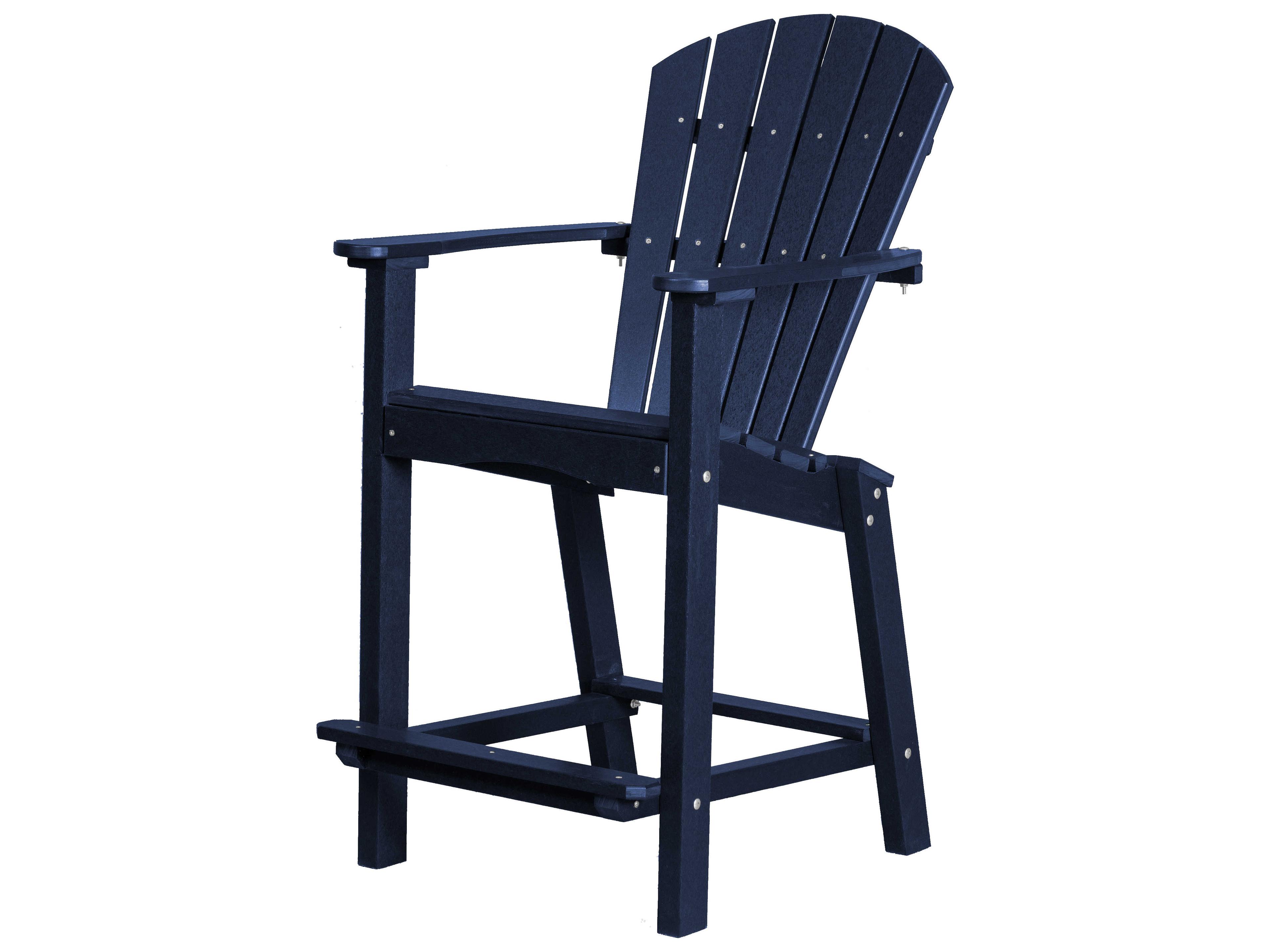 Wildridge Classic Recycled Plastic Outdoor Bar Arm Chair