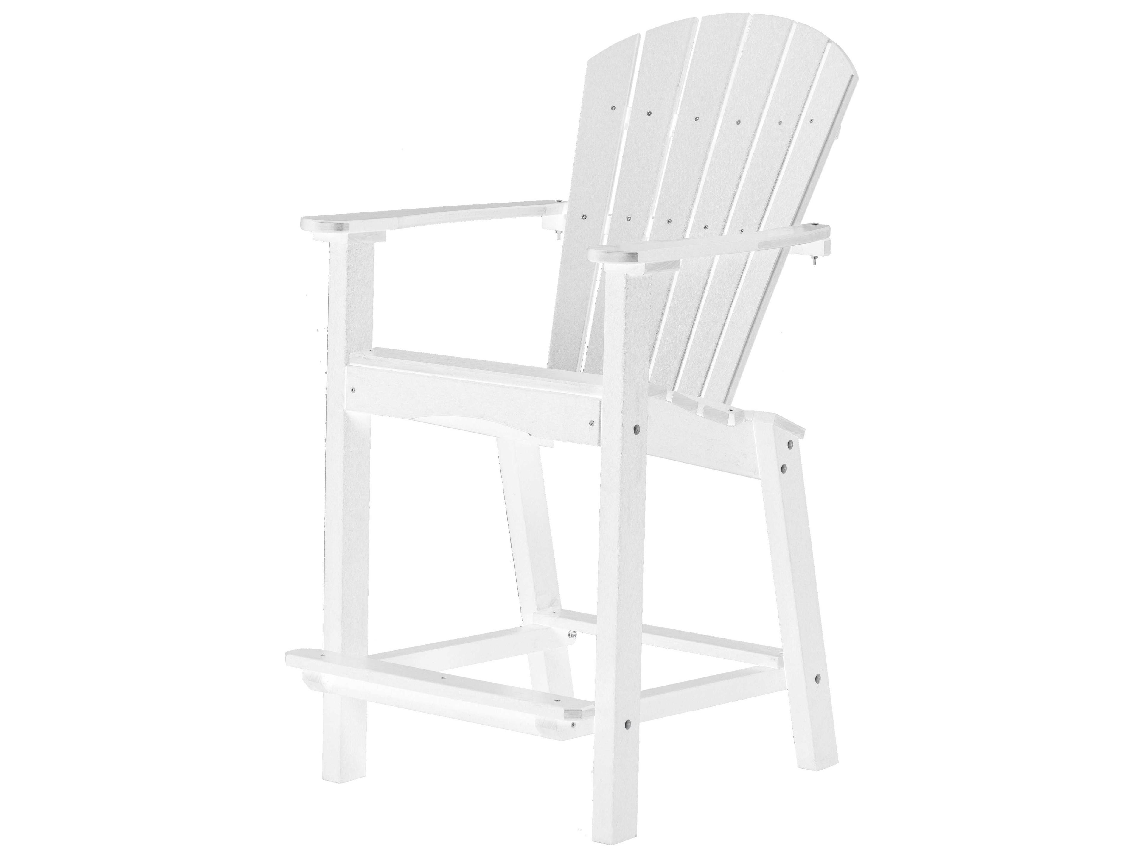 Wildridge Classic Recycled Plastic Outdoor Bar Arm Chair