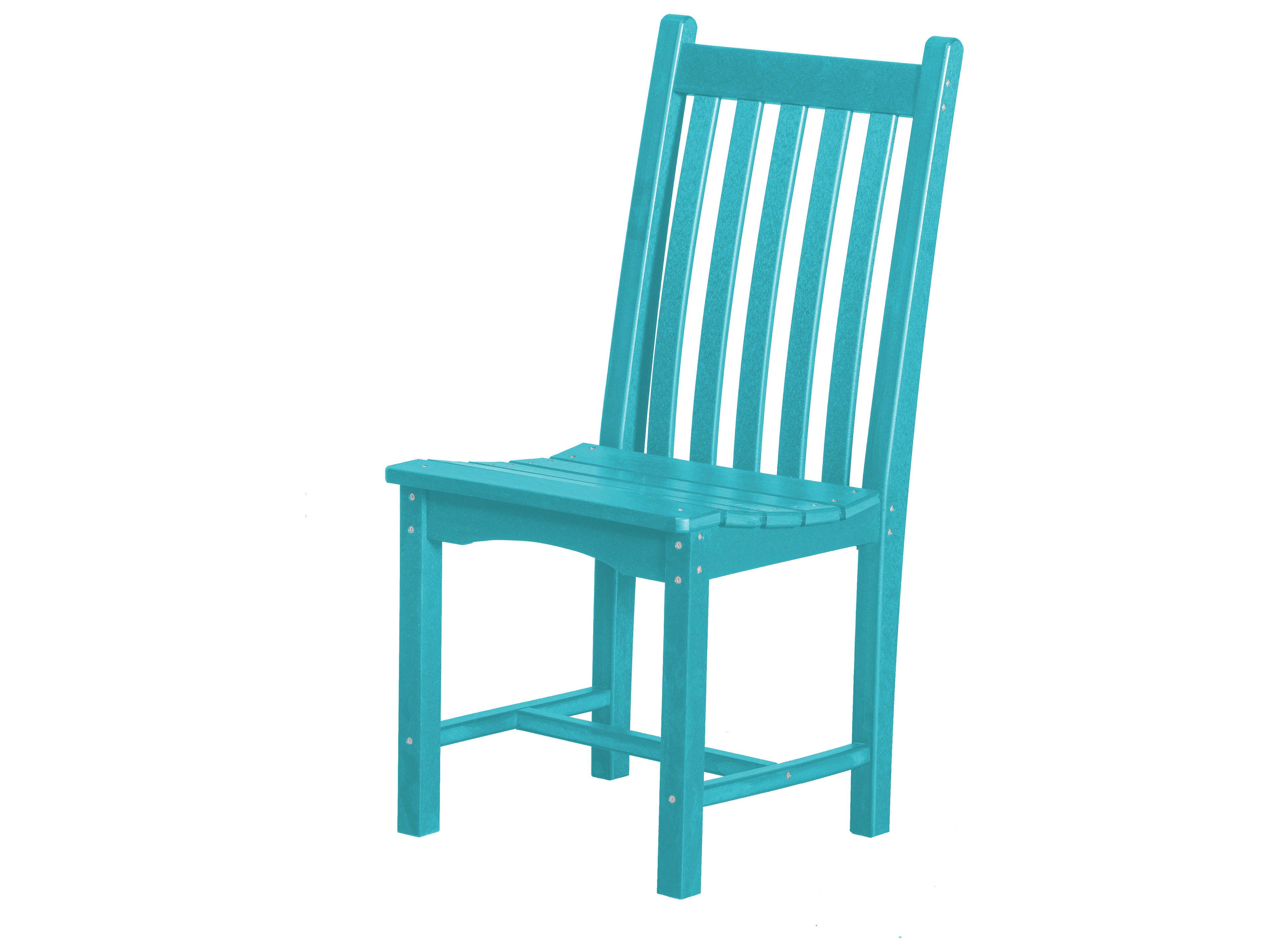 Classic Recycled Plastic Patio Dining Side Chair