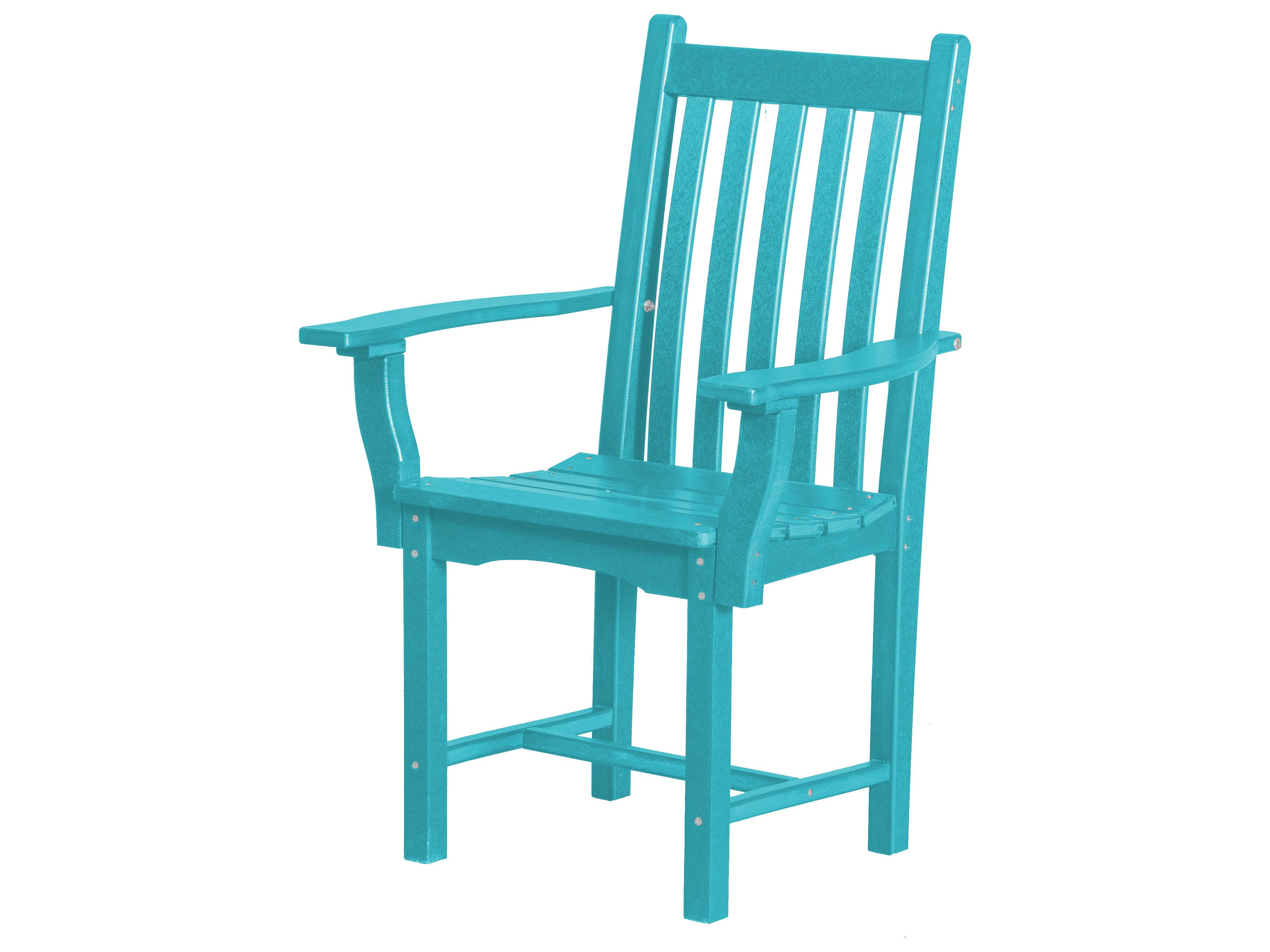 Classic Recycled Plastic Patio Dining Arm Chair