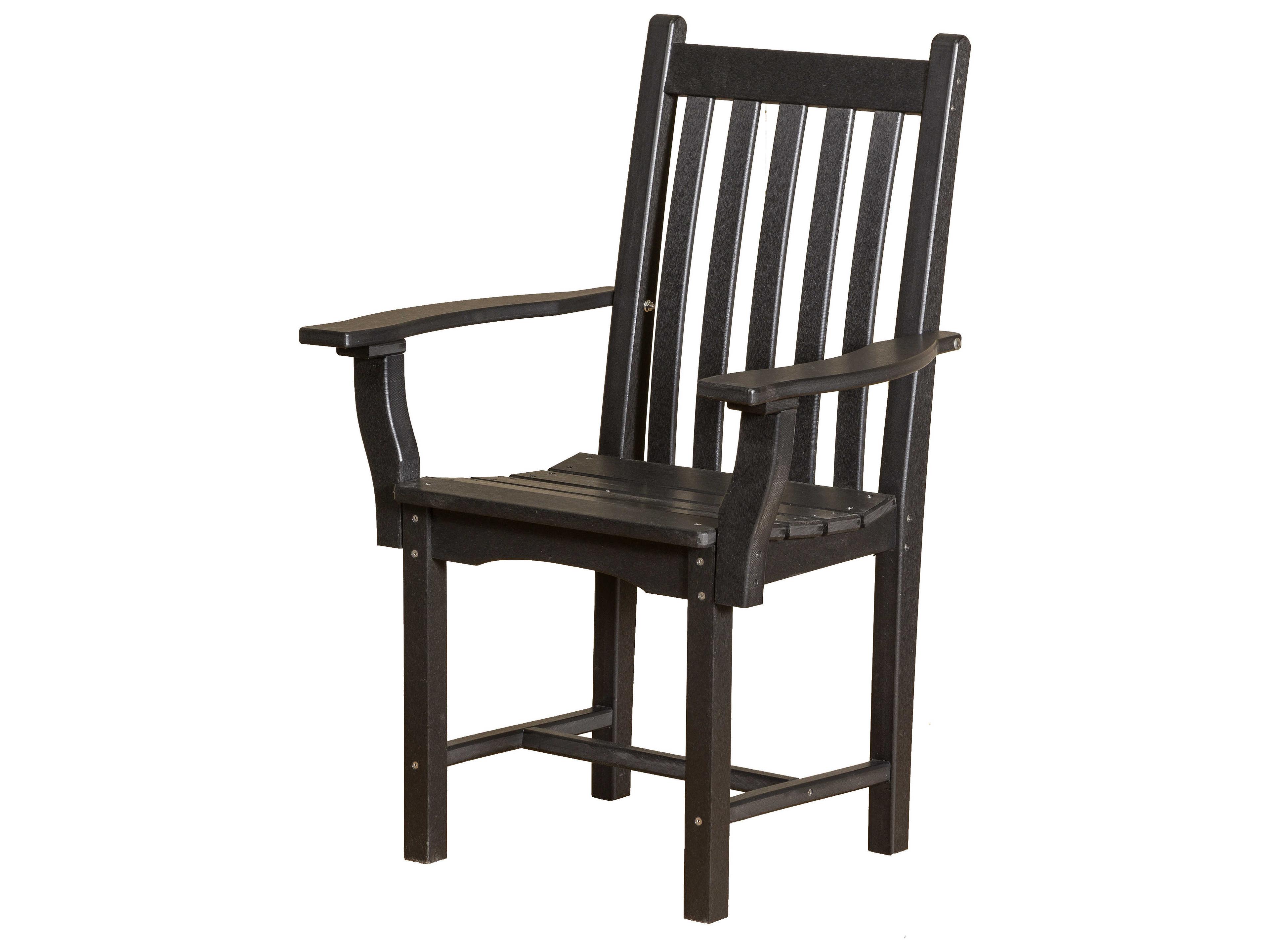 Wildridge Classic Recycled Plastic Patio Dining Arm Chair