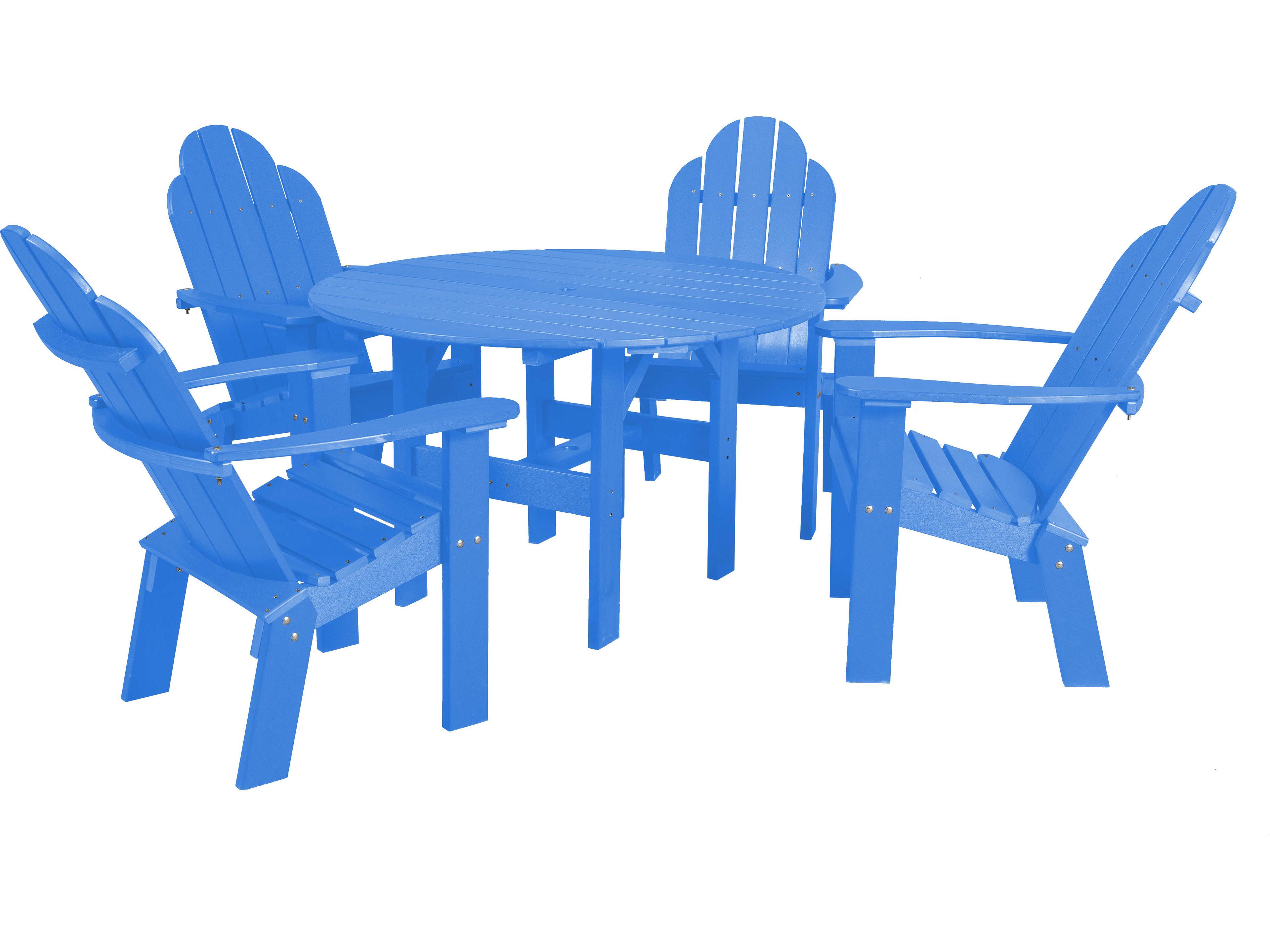 Wildridge Classic Recycled Plastic 5 Piece Outdoor Patio Dining Set