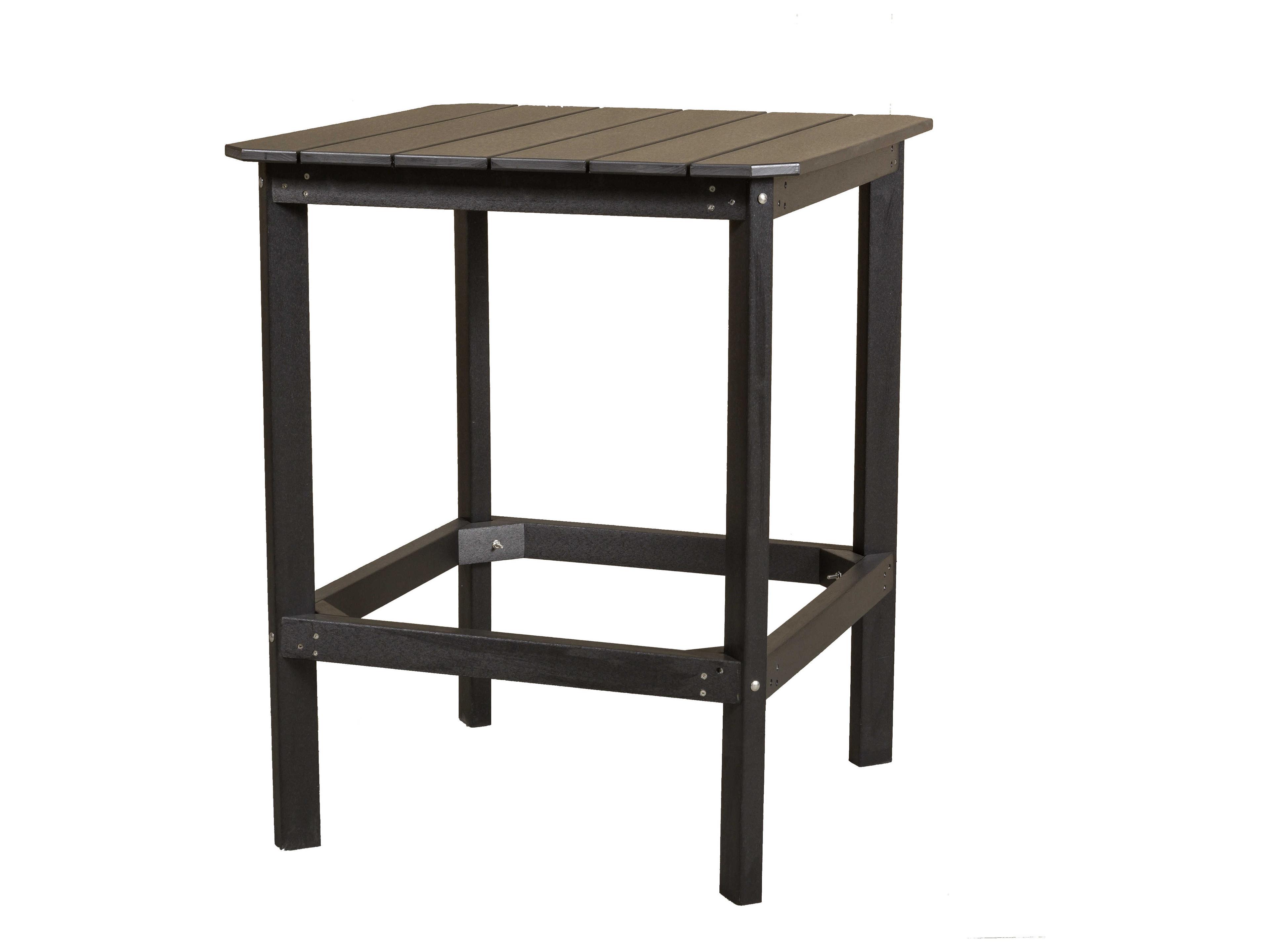 Wildridge Classic Recycled Plastic Square High Bar Table