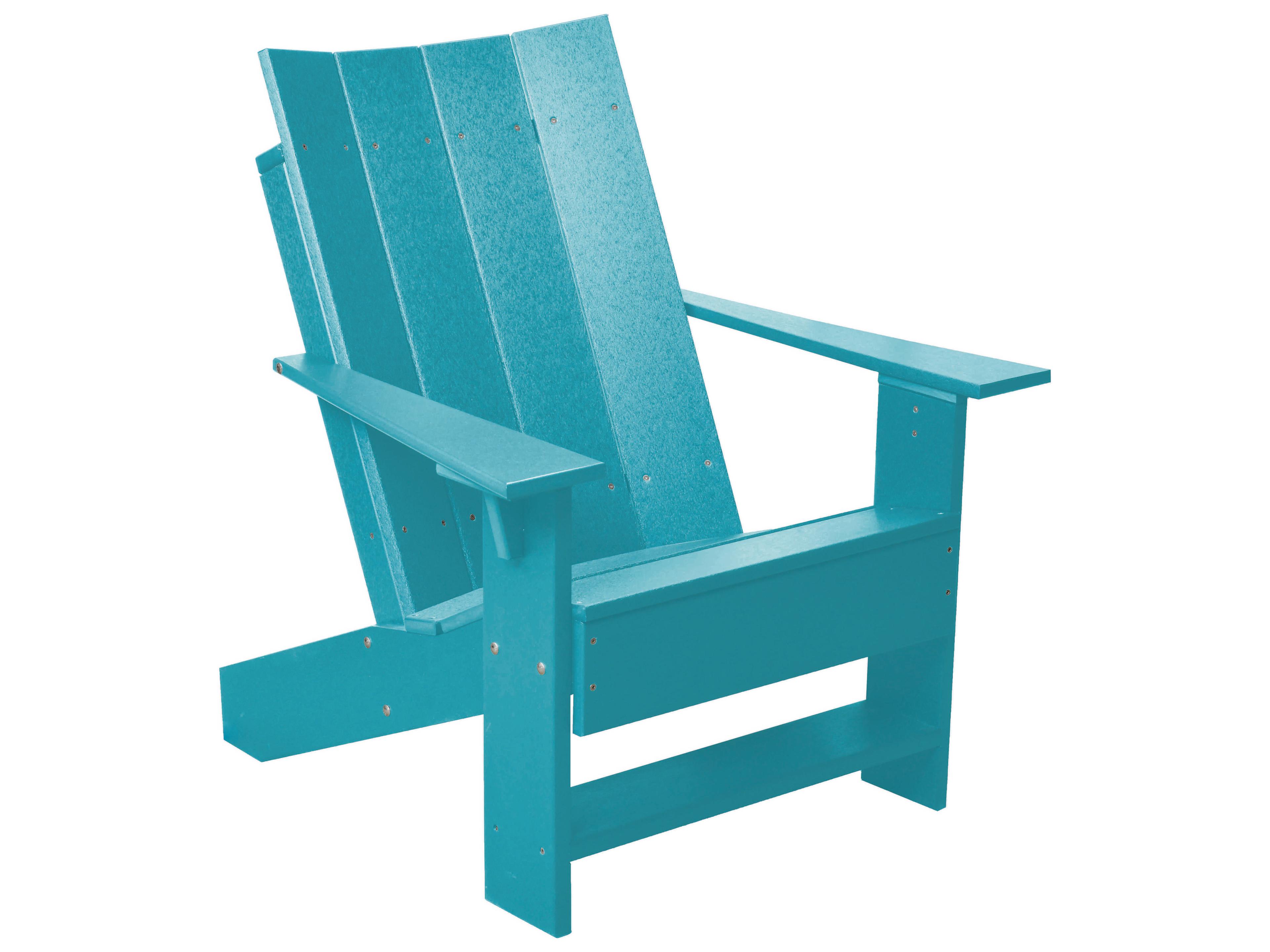Wildridge Contemporary Recycled Plastic Patio Adirondack Chair