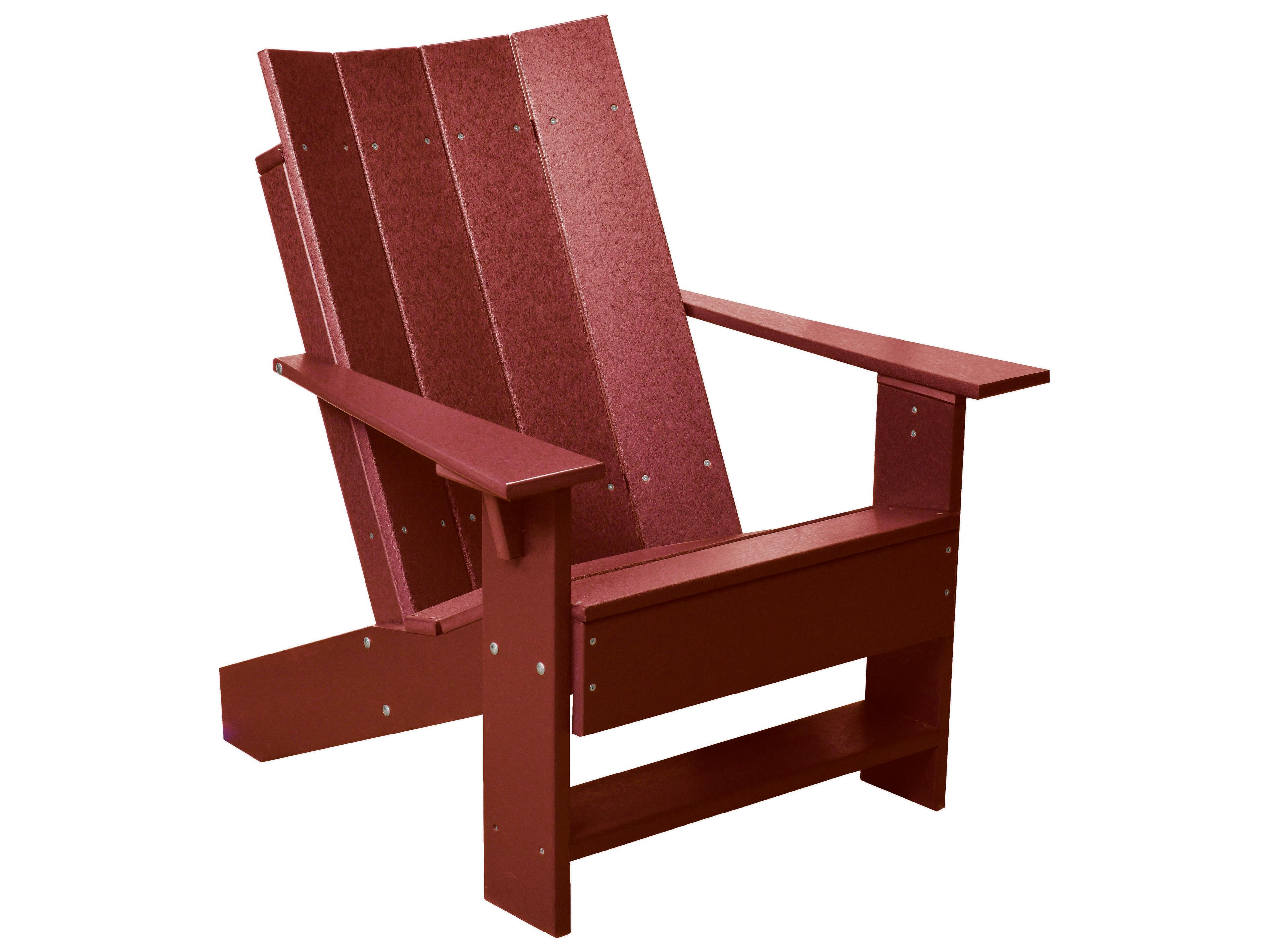 Wildridge Contemporary Recycled Plastic Patio Adirondack Chair
