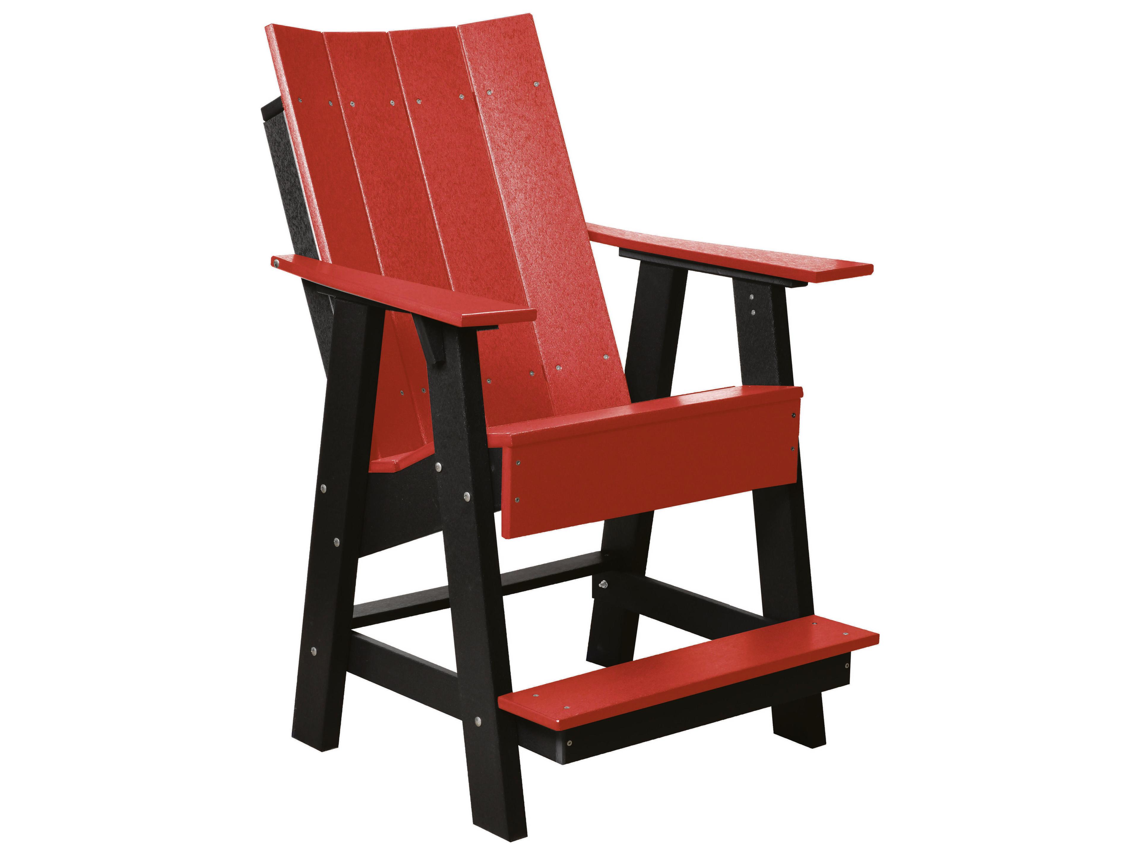 Wildridge Contemporary Recycled Plastic High Outdoor Adirondack Chair