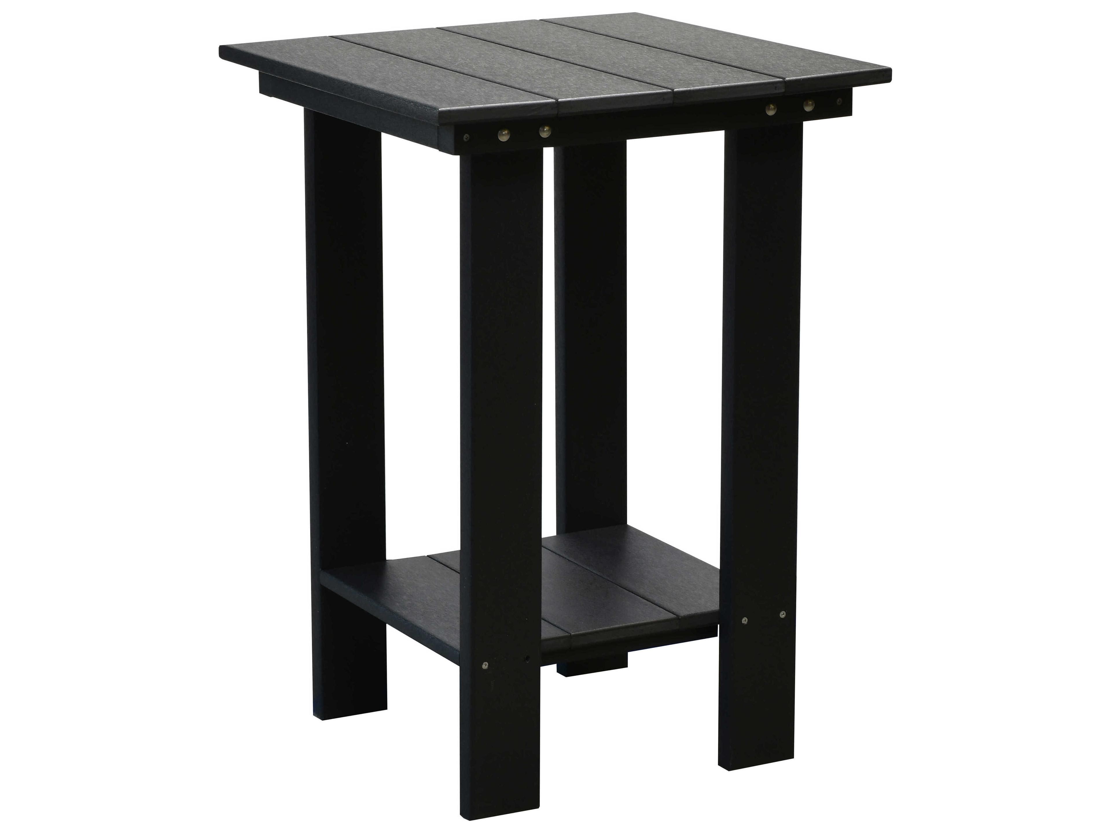 Wildridge Contemporary Recycled Plastic Square Outdoor Counter Table