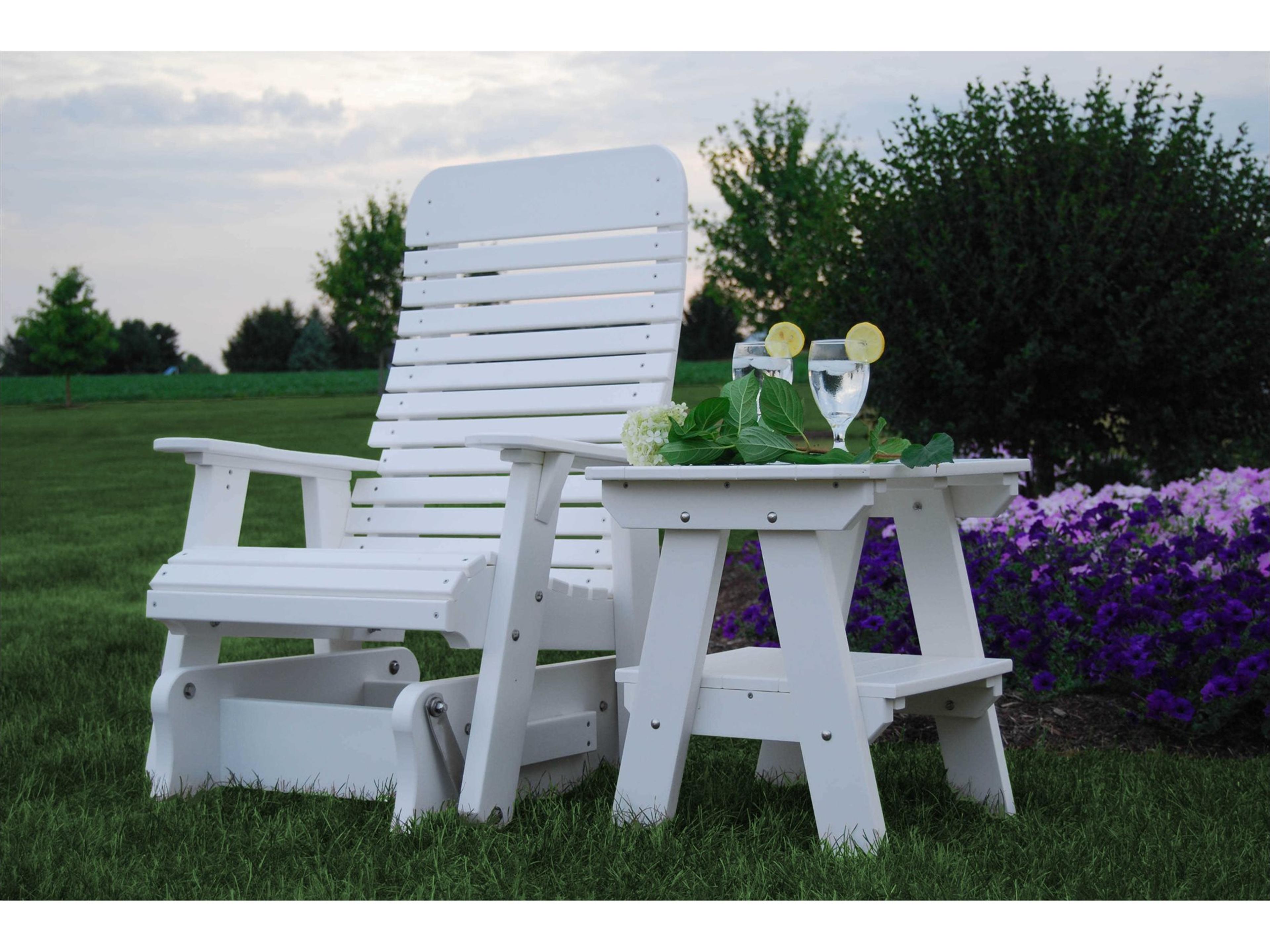 Signature Recycled Plastic 2 Piece Outdoor Patio Lounge Set