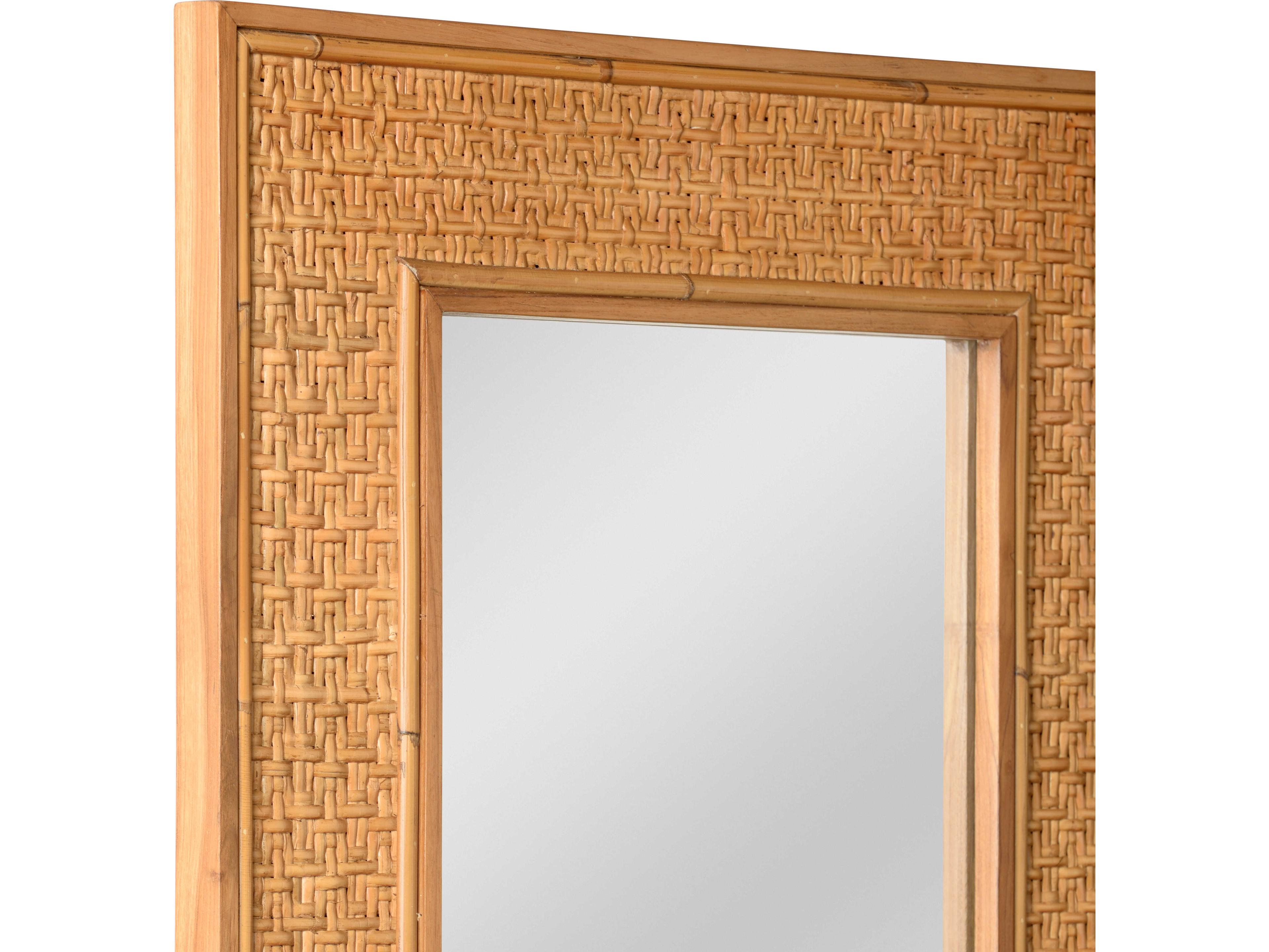 Wildwood Tan Wall Mirror Rectangular