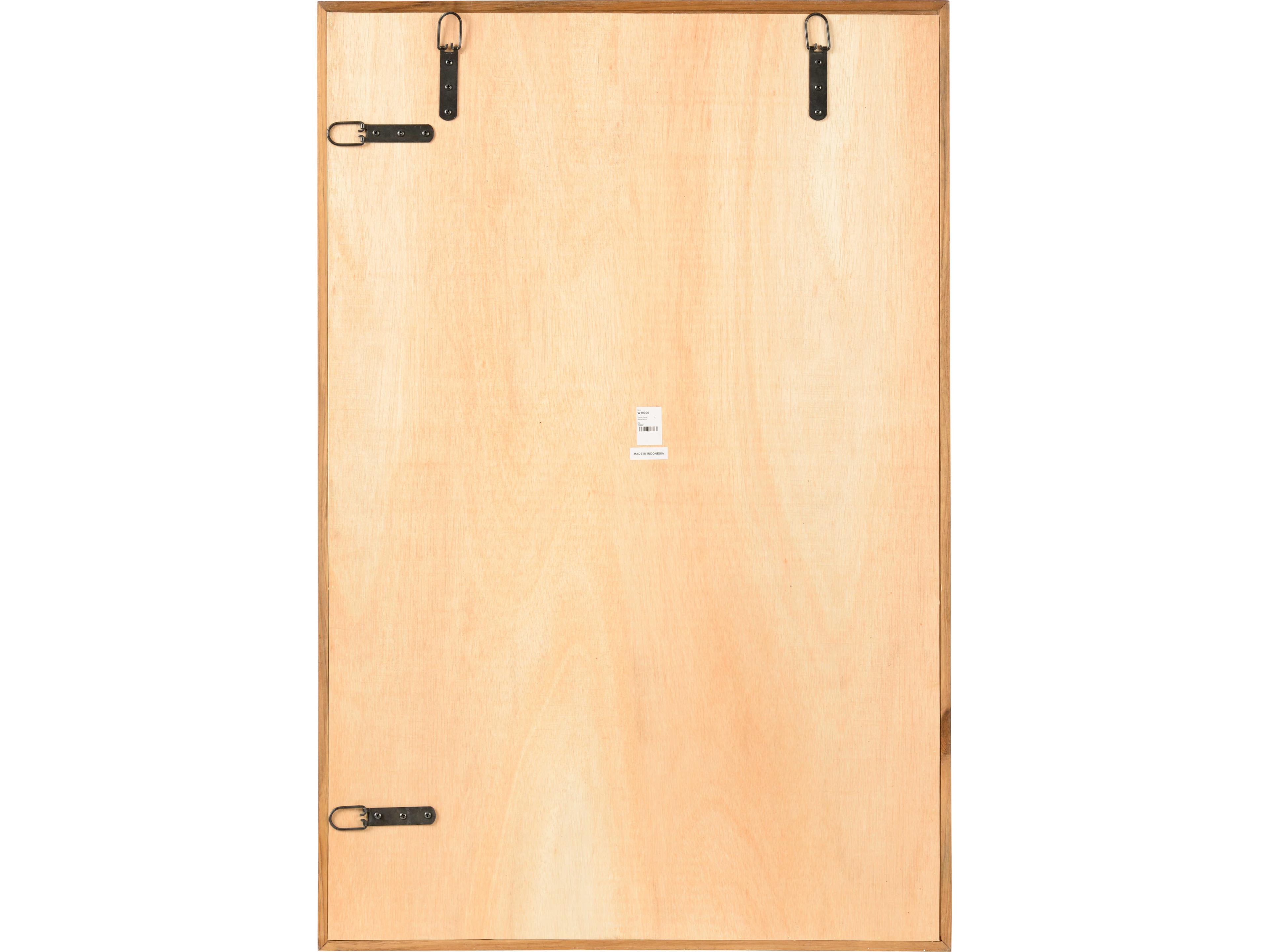 Wildwood Tan Wall Mirror Rectangular