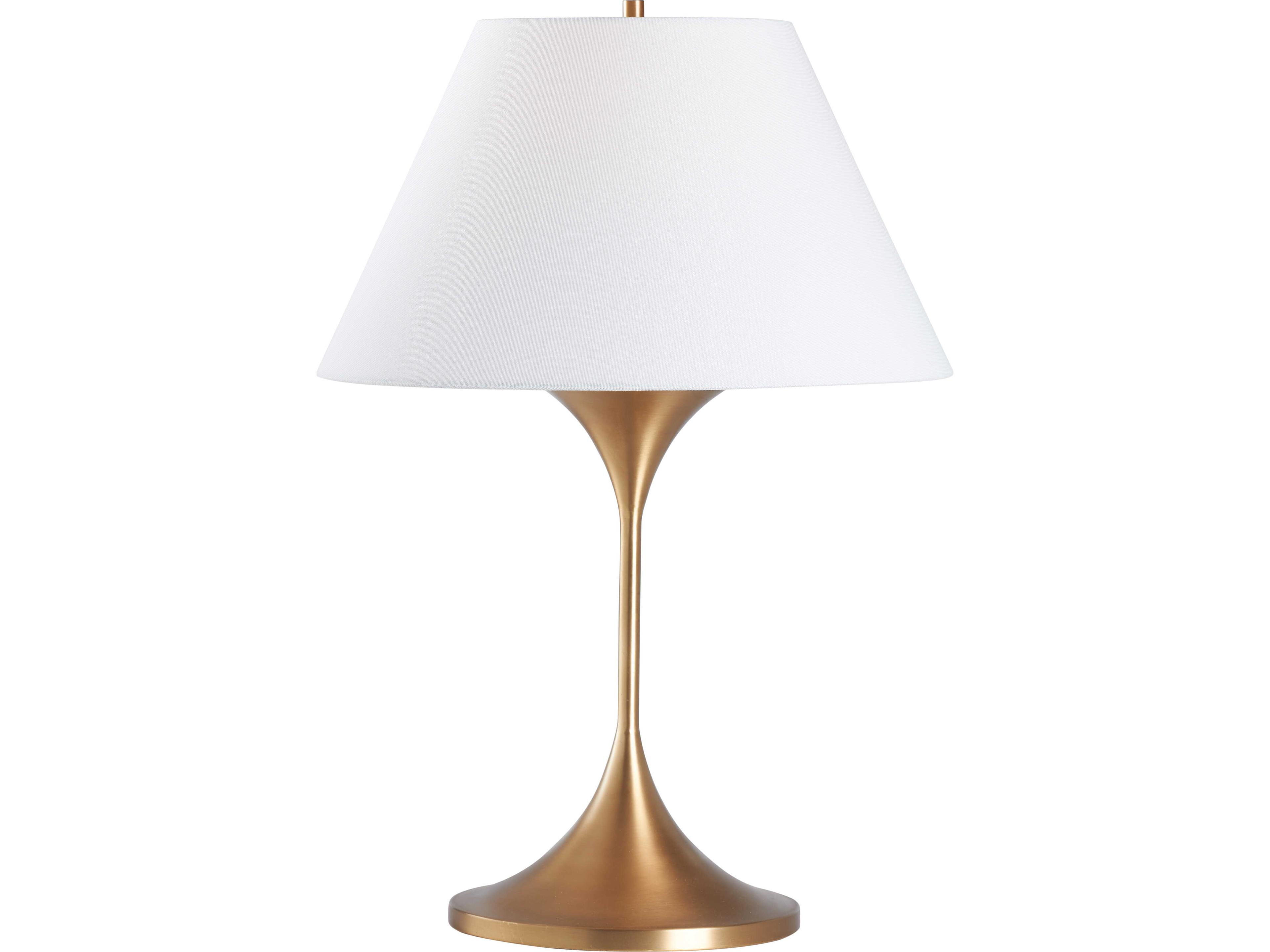 Wildwood Gold Linen Table Lamp