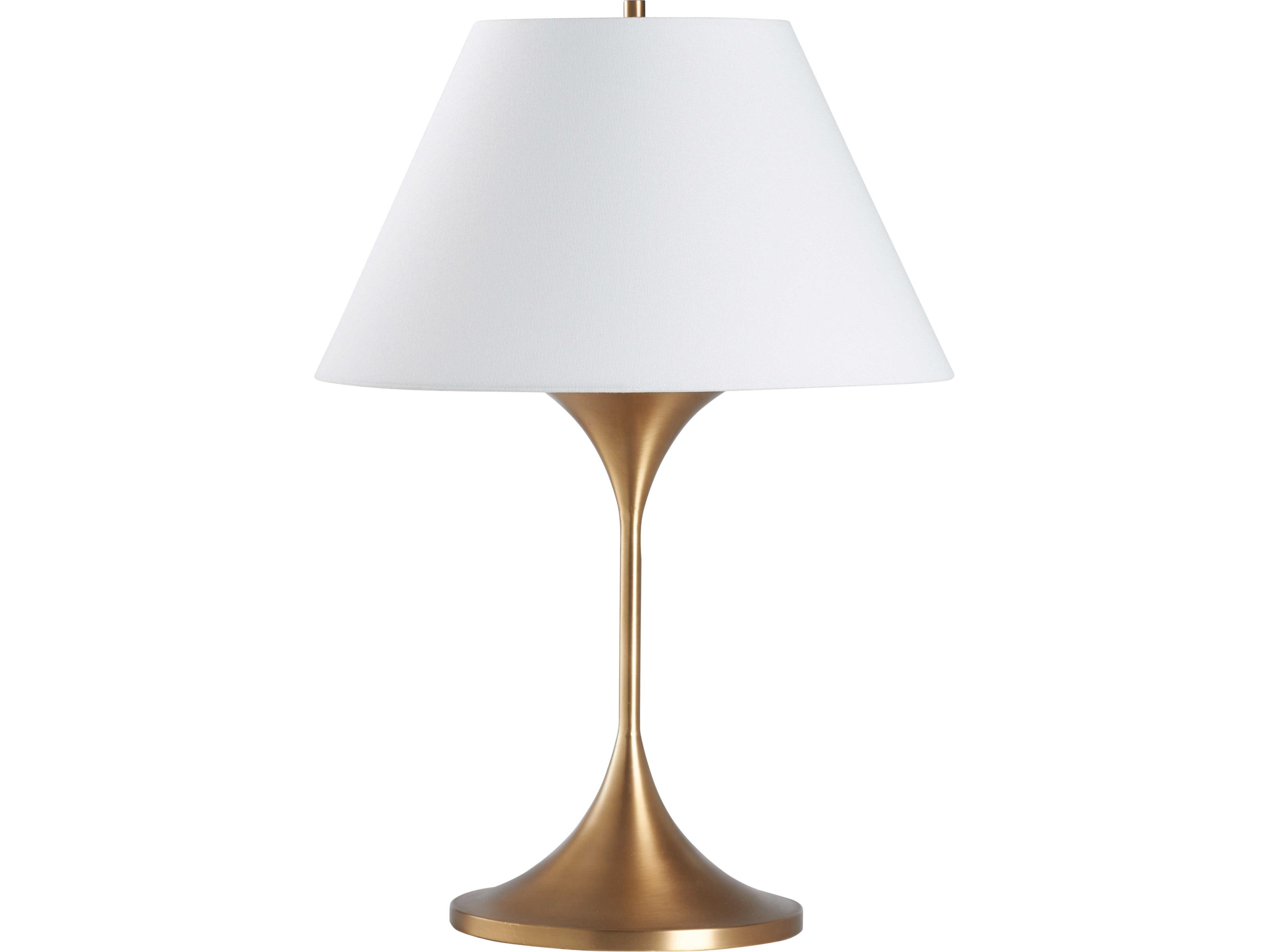 Wildwood Gold Linen Table Lamp