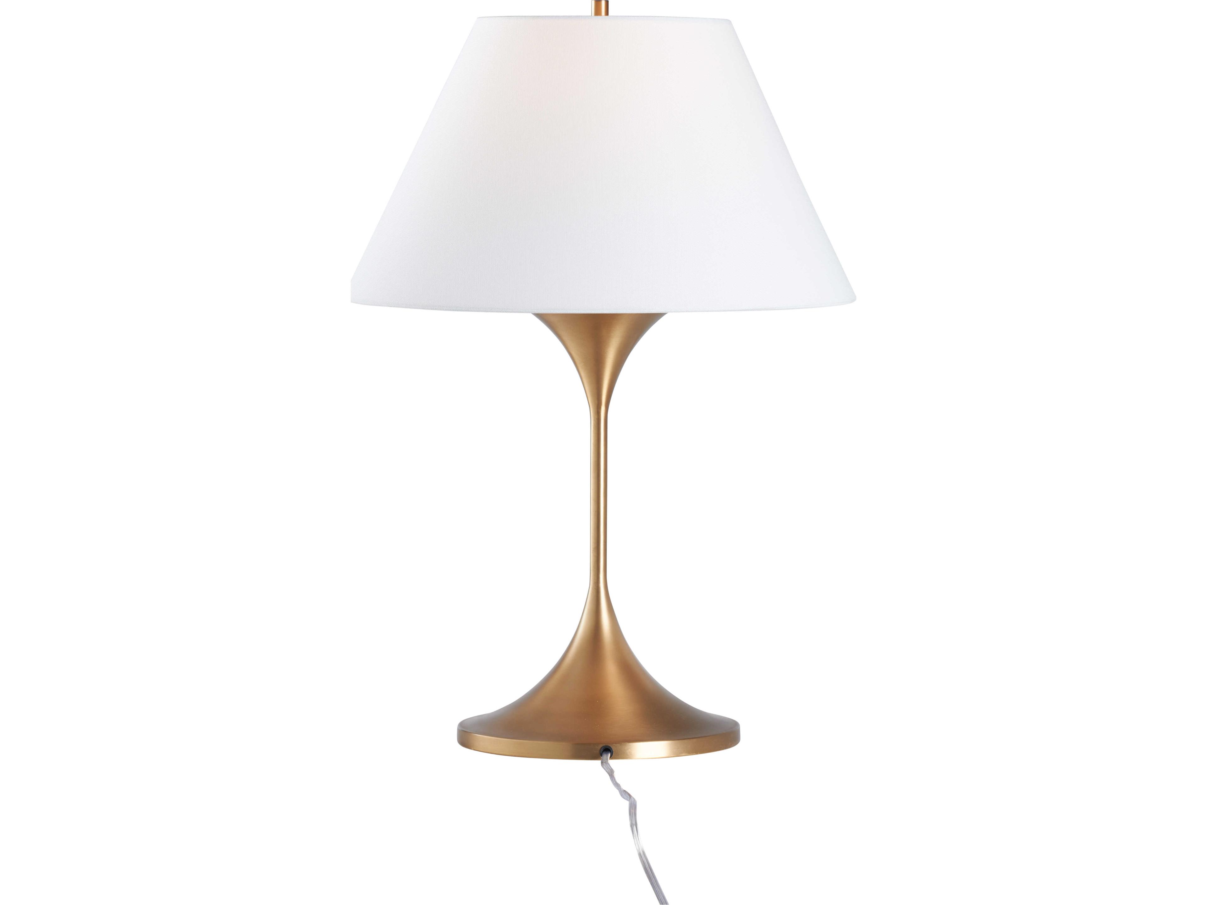 Wildwood Gold Linen Table Lamp