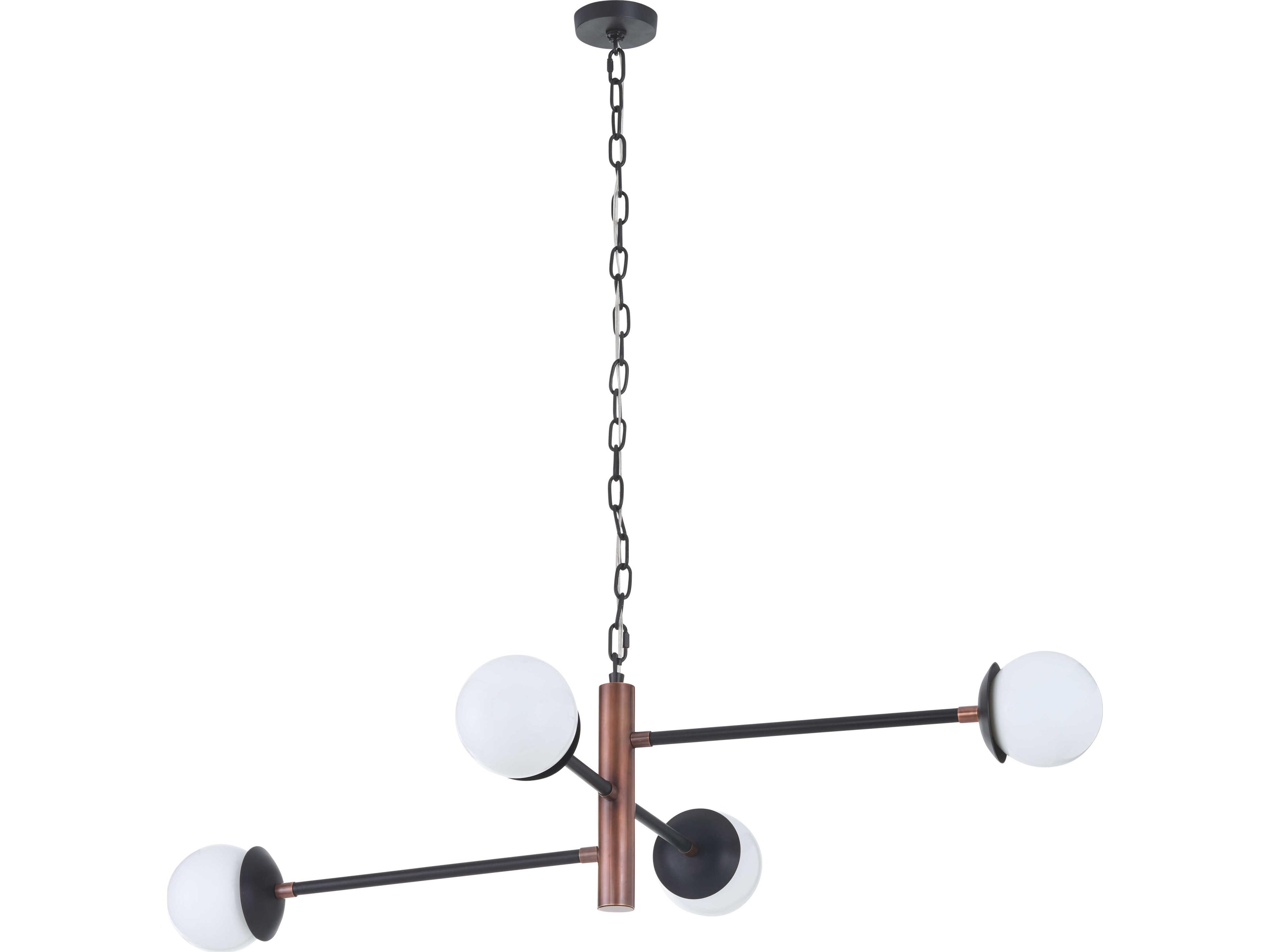 Wildwood 4-Light Gold Globe Pendant