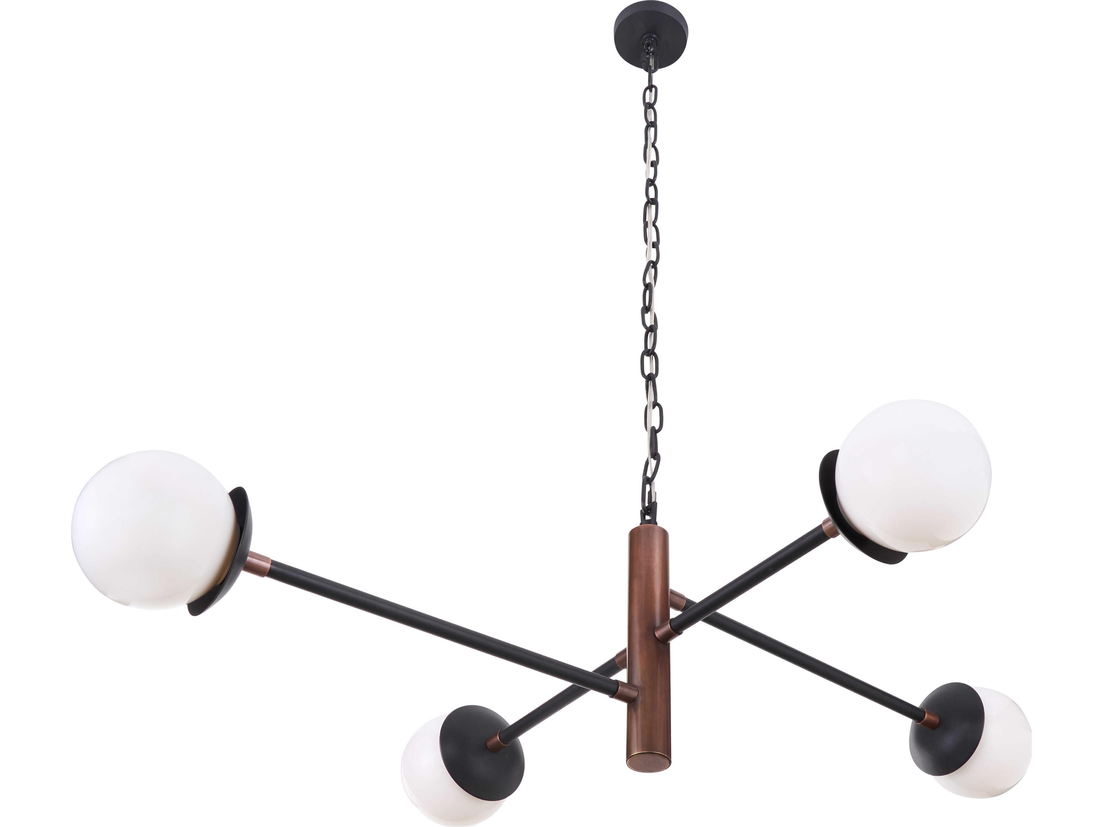 Wildwood 4-Light Gold Globe Pendant