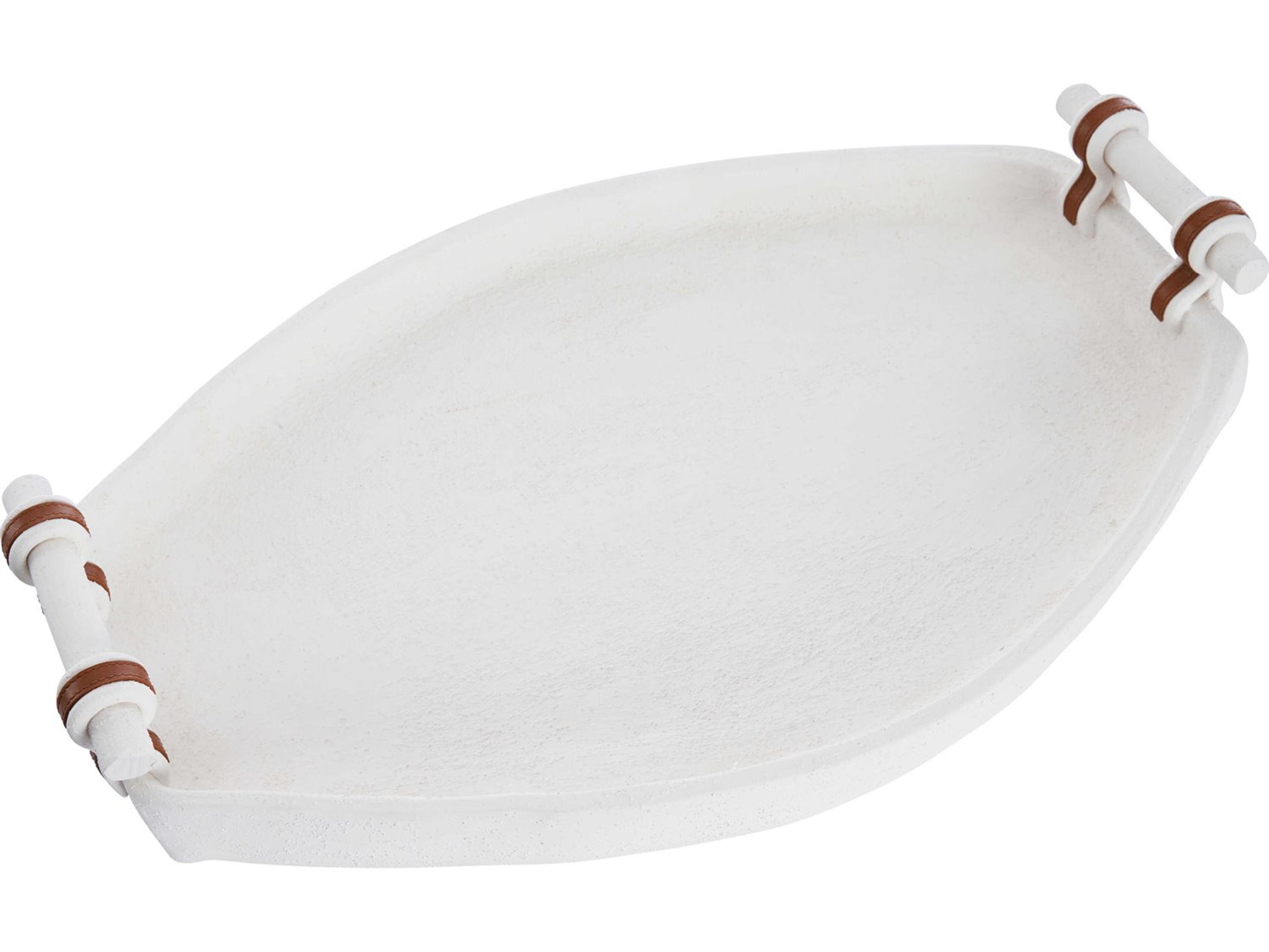 Italia White cream Serving Tray