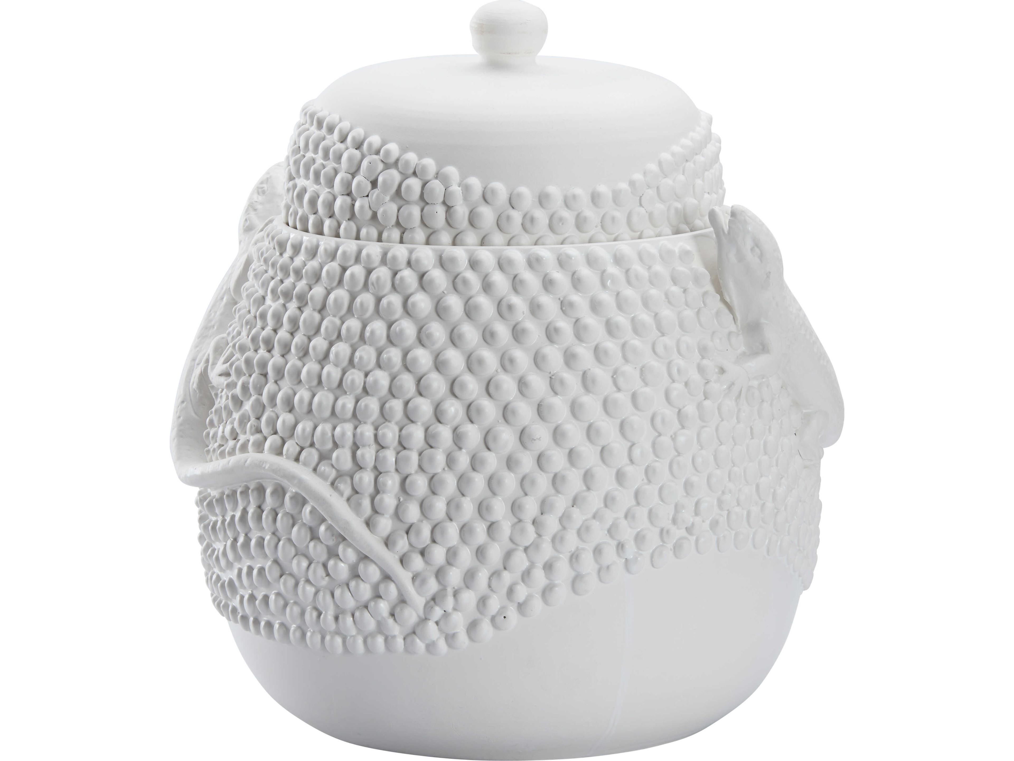 Italia White cream Decorative Accent