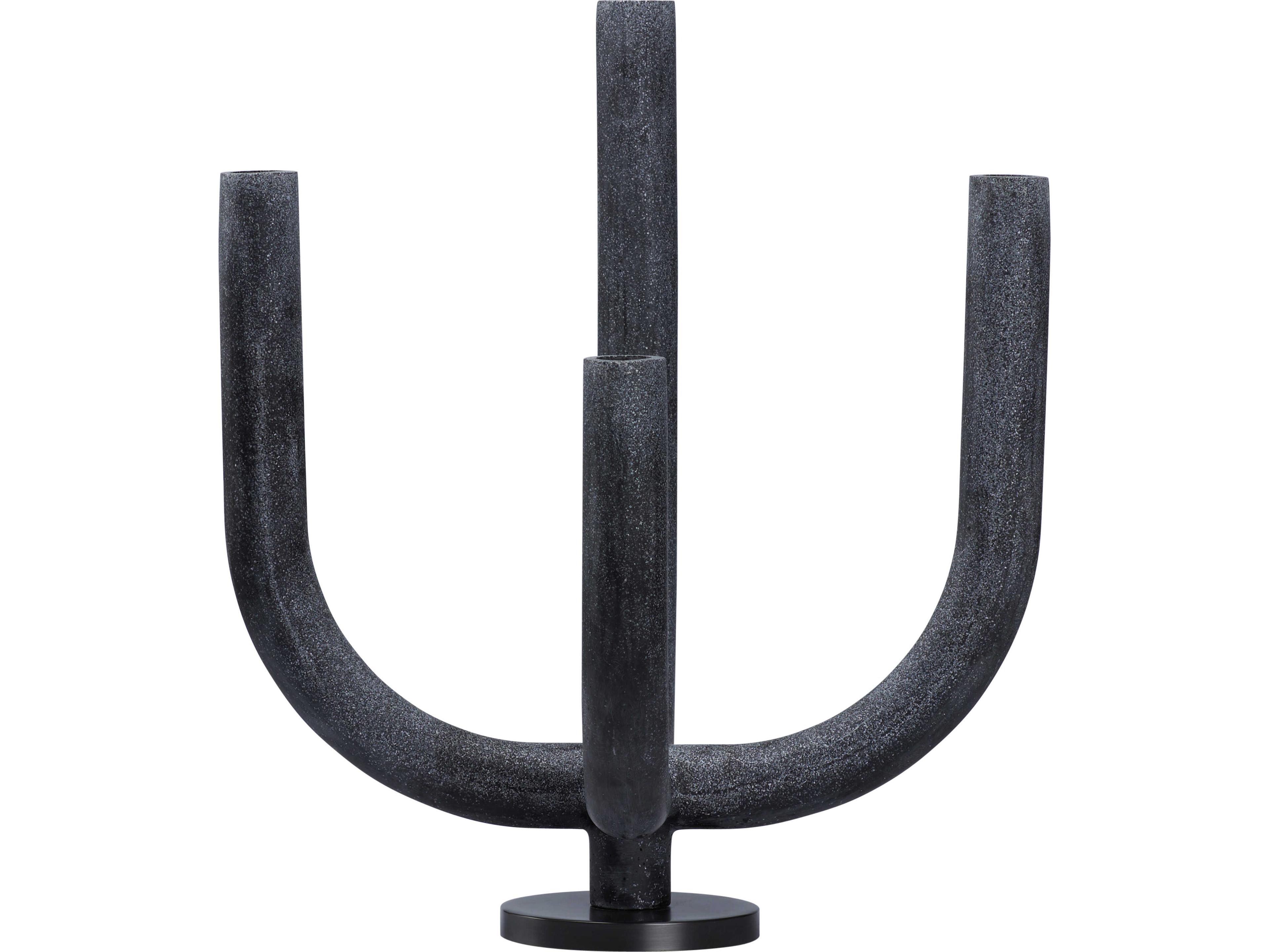 Wildwood Black Candle Holder